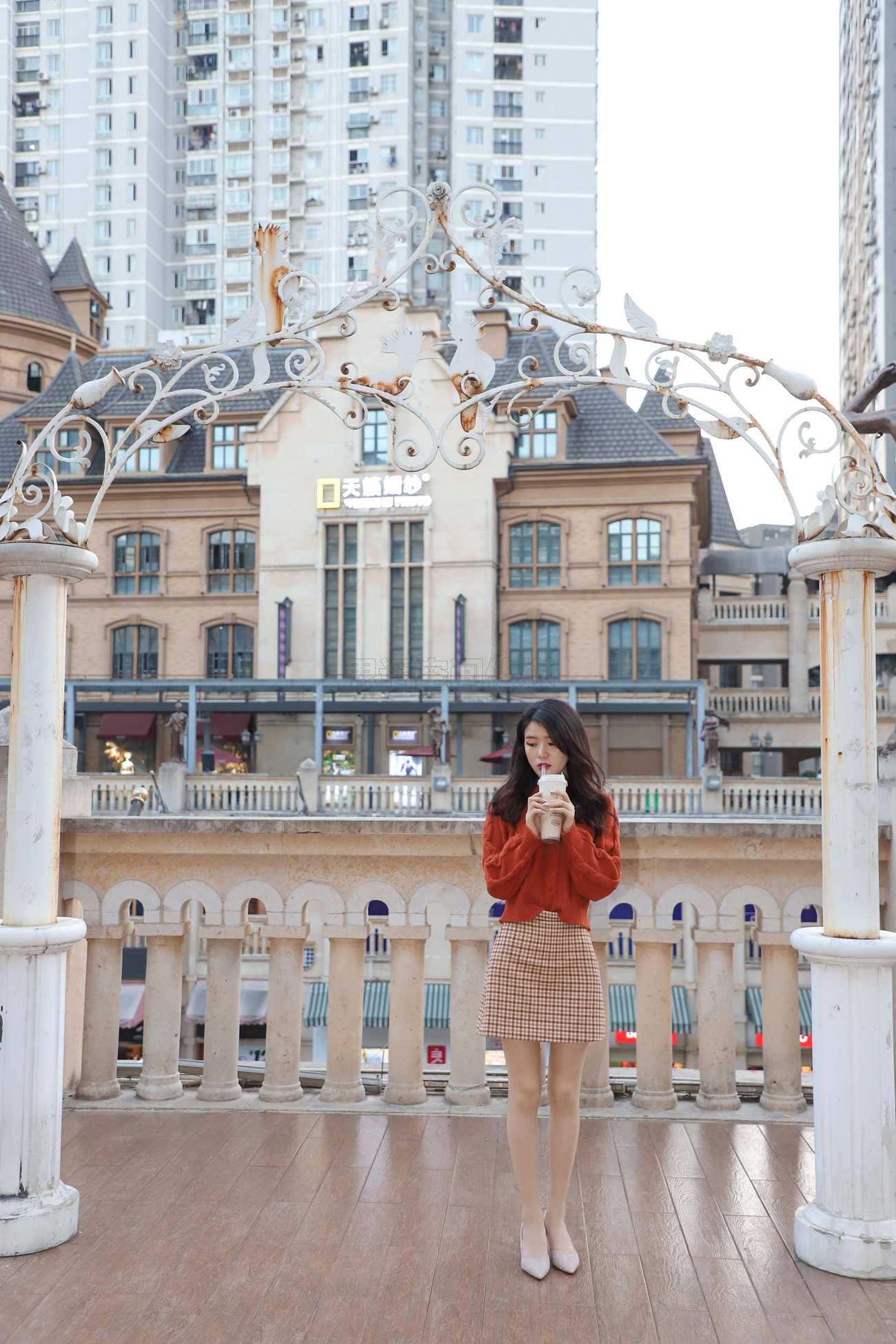 图片[27]-[SiHua思话]SJ056 筱蝶 街拍晚晚风[50P] – 速更版-美库