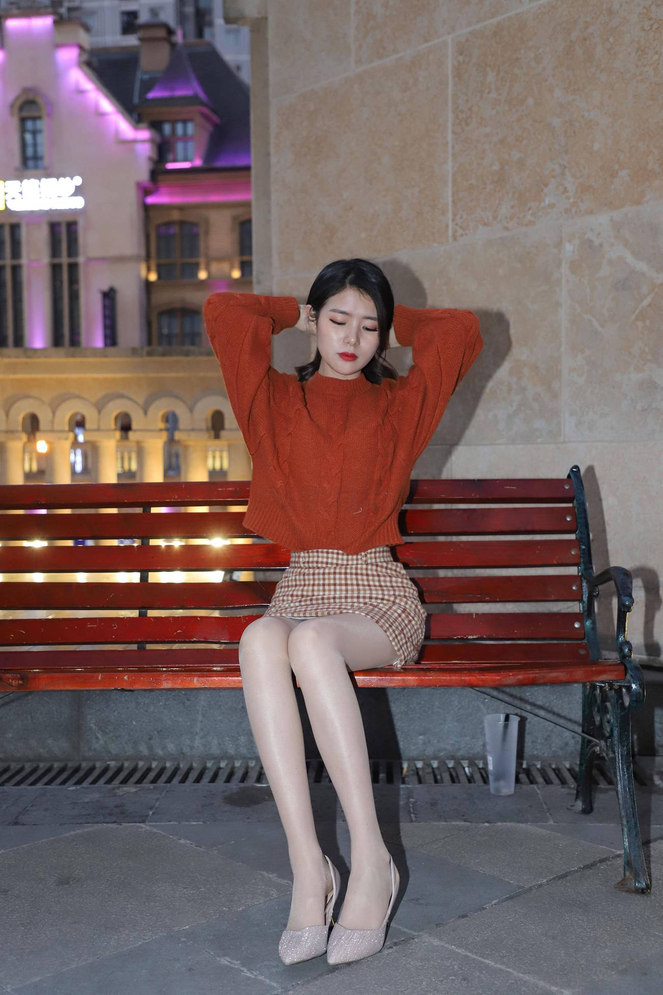 图片[49]-[SiHua思话]SJ056 筱蝶 街拍晚晚风[50P] – 速更版-美库