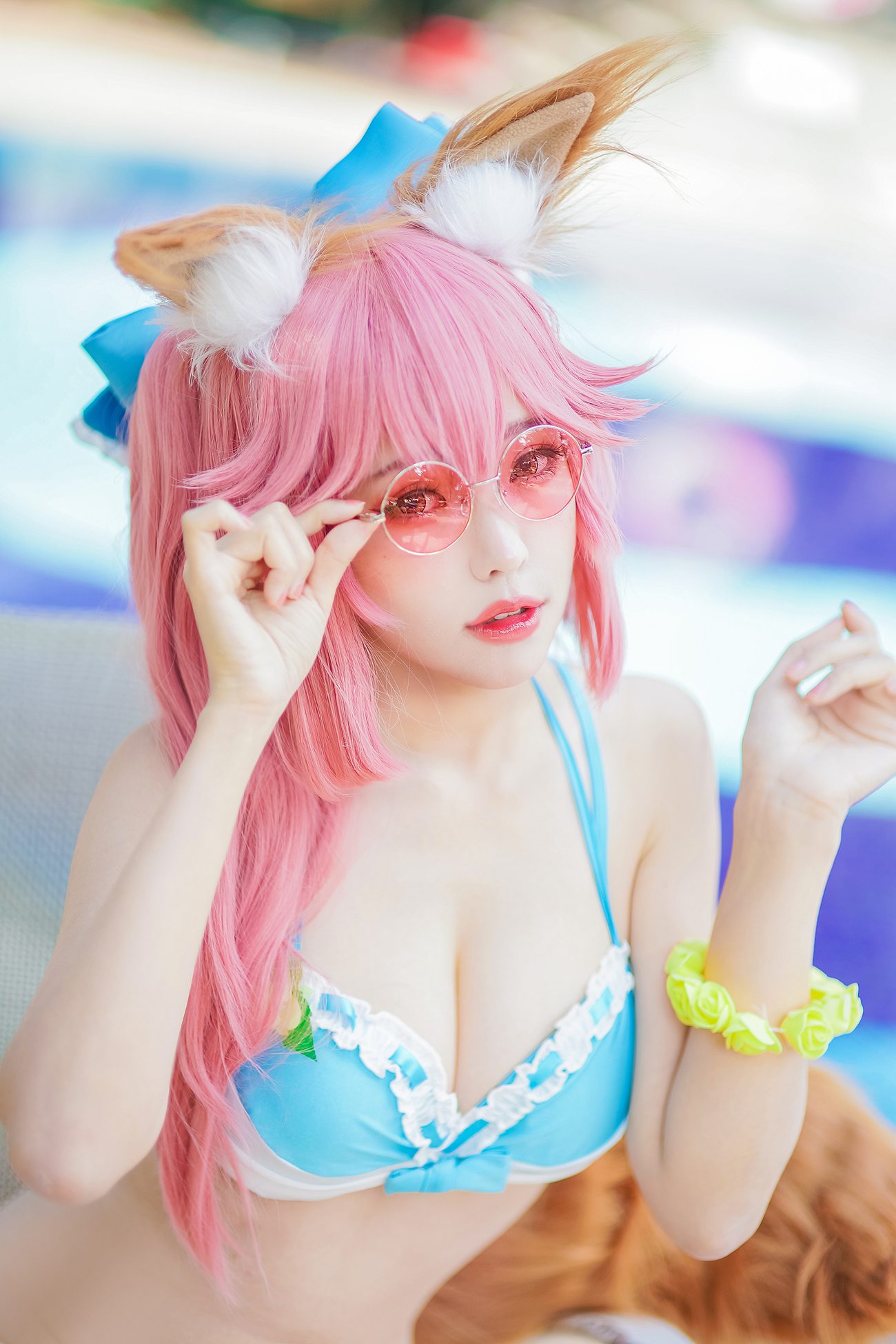 图片[15]-Ely_eee(ElyEE子) – 玉藻前泳池[39P] – 速更版-美库