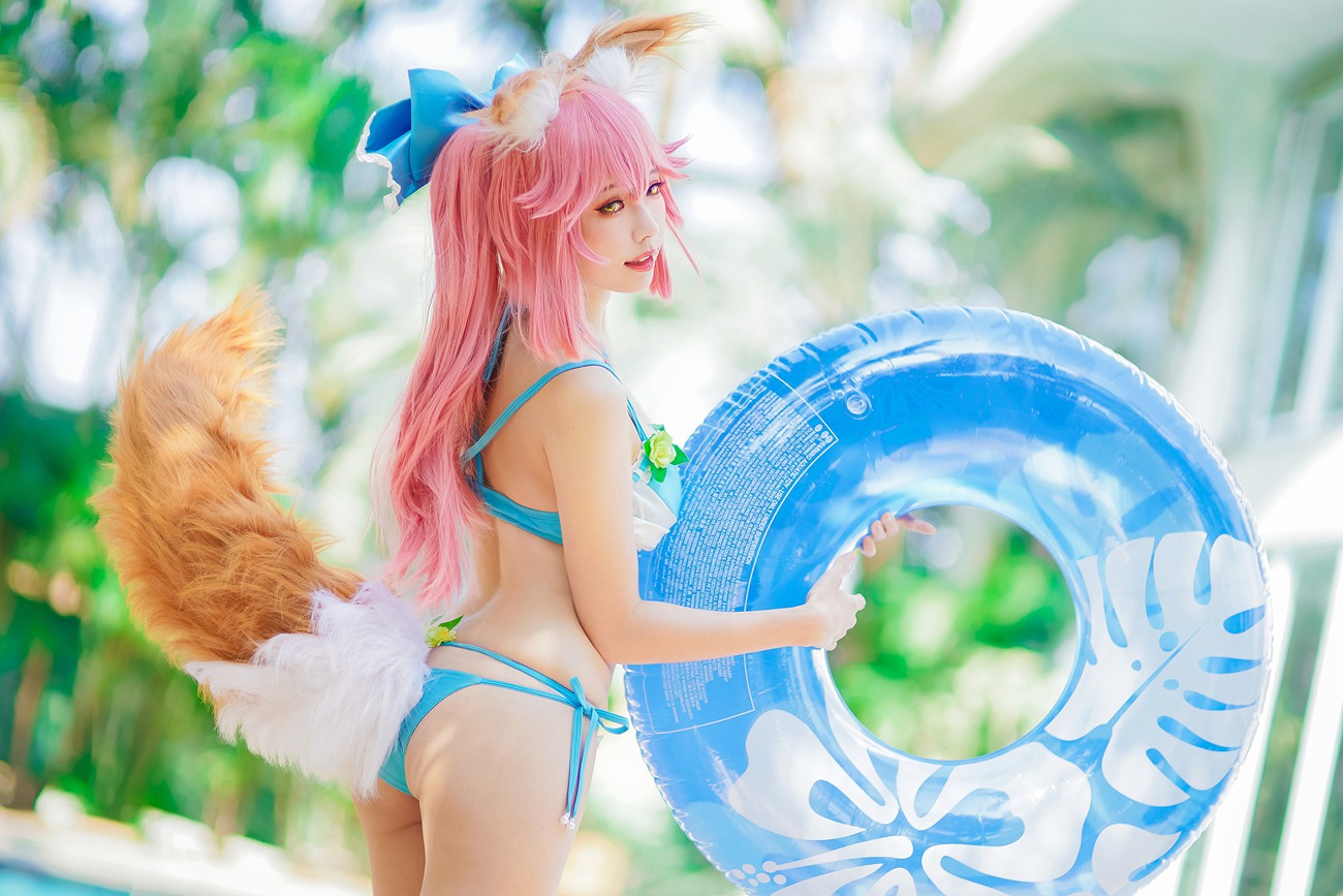 图片[31]-Ely_eee(ElyEE子) – 玉藻前泳池[39P] – 速更版-美库