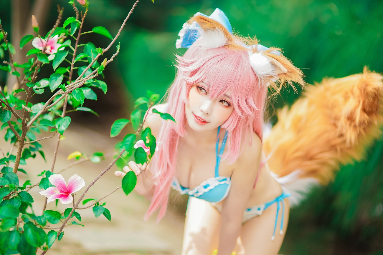 图片[36]-Ely_eee(ElyEE子) – 玉藻前泳池[39P] – 速更版-美库