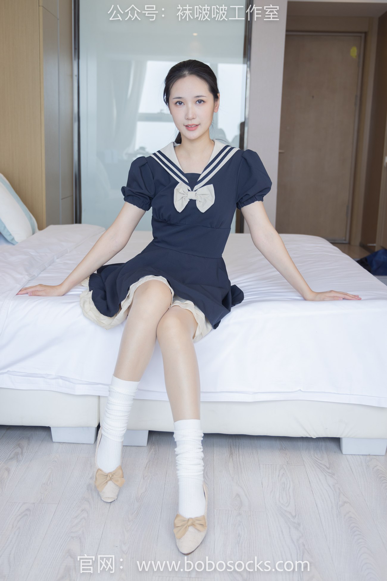 图片[25]-[BoBoSocks袜啵啵]NO.107 小安-平底鞋、白棉袜、肉丝[140P] – 速更版-美库