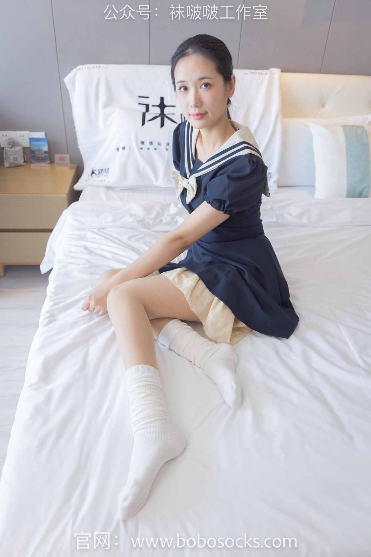 图片[62]-[BoBoSocks袜啵啵]NO.107 小安-平底鞋、白棉袜、肉丝[140P] – 速更版-美库