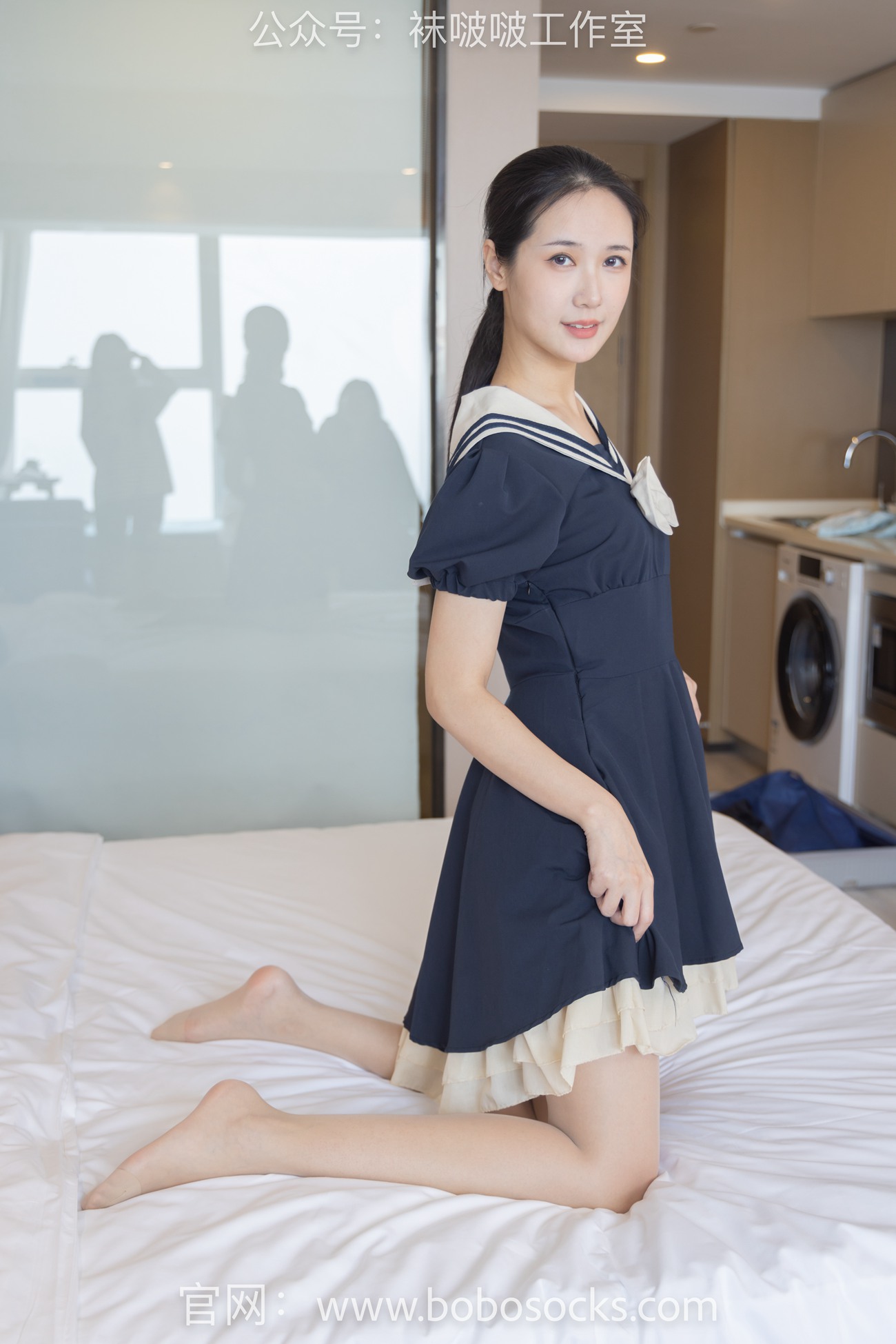 图片[86]-[BoBoSocks袜啵啵]NO.107 小安-平底鞋、白棉袜、肉丝[140P] – 速更版-美库