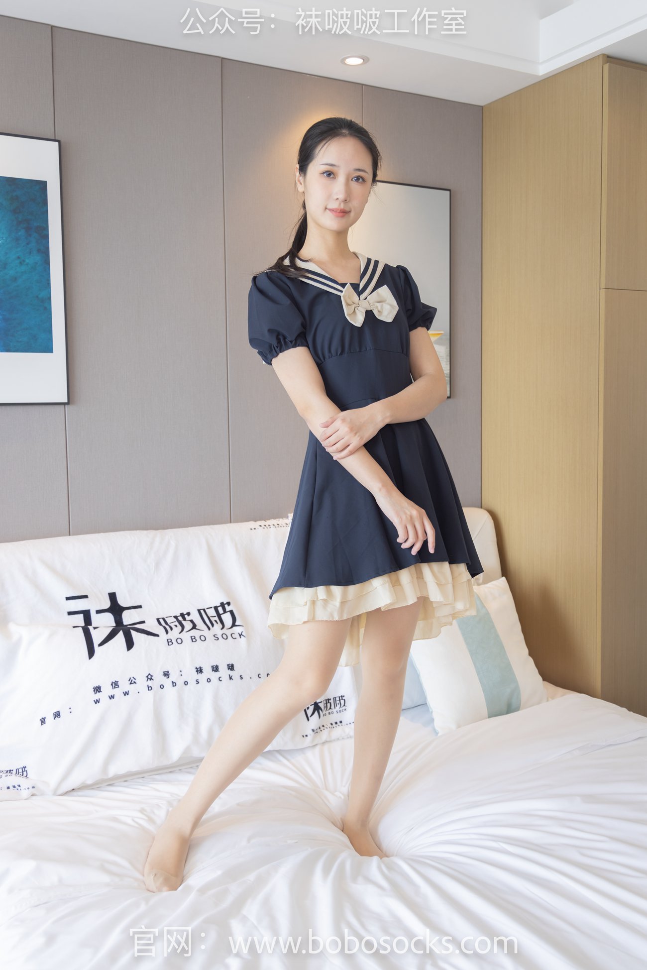 图片[97]-[BoBoSocks袜啵啵]NO.107 小安-平底鞋、白棉袜、肉丝[140P] – 速更版-美库