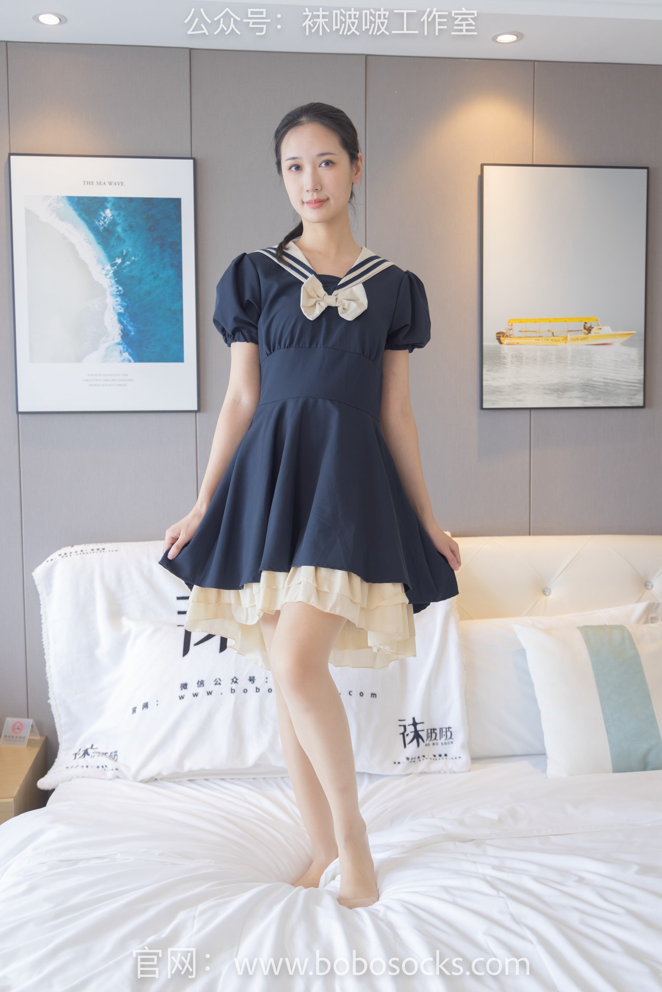 图片[98]-[BoBoSocks袜啵啵]NO.107 小安-平底鞋、白棉袜、肉丝[140P] – 速更版-美库