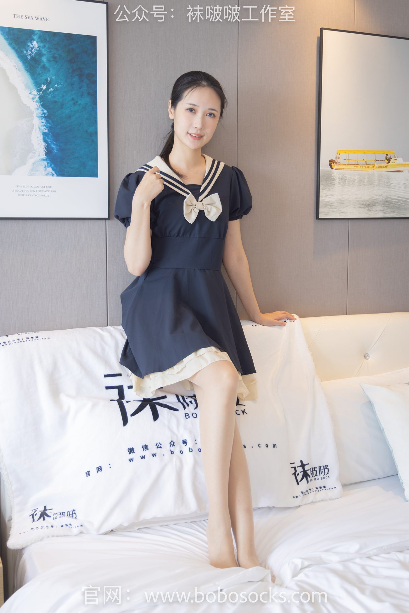 图片[100]-[BoBoSocks袜啵啵]NO.107 小安-平底鞋、白棉袜、肉丝[140P] – 速更版-美库