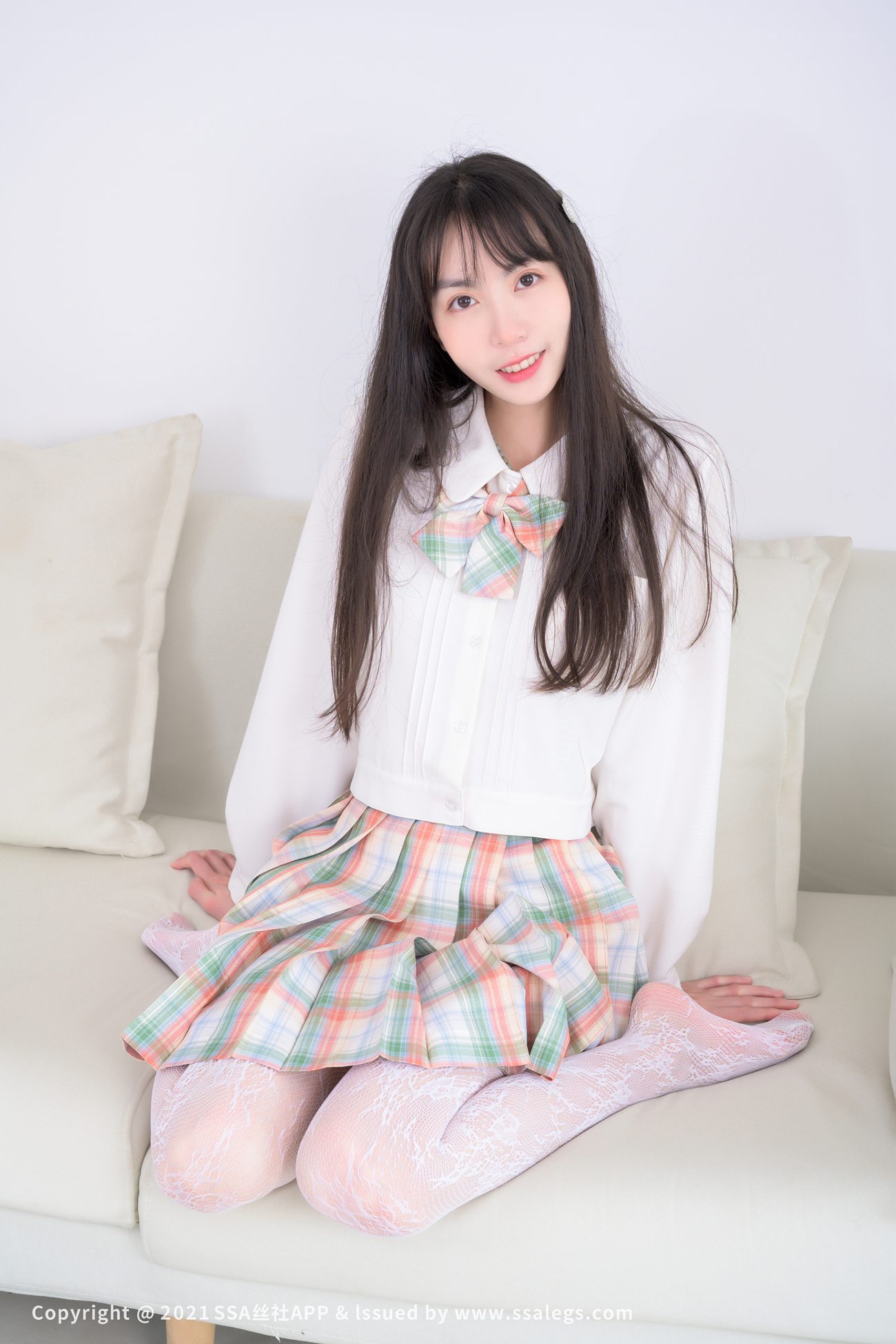 图片[102]-[SSA丝社]超清写真 NO.676 腿模团团的白色网袜（上）[109P] – 速更版-美库