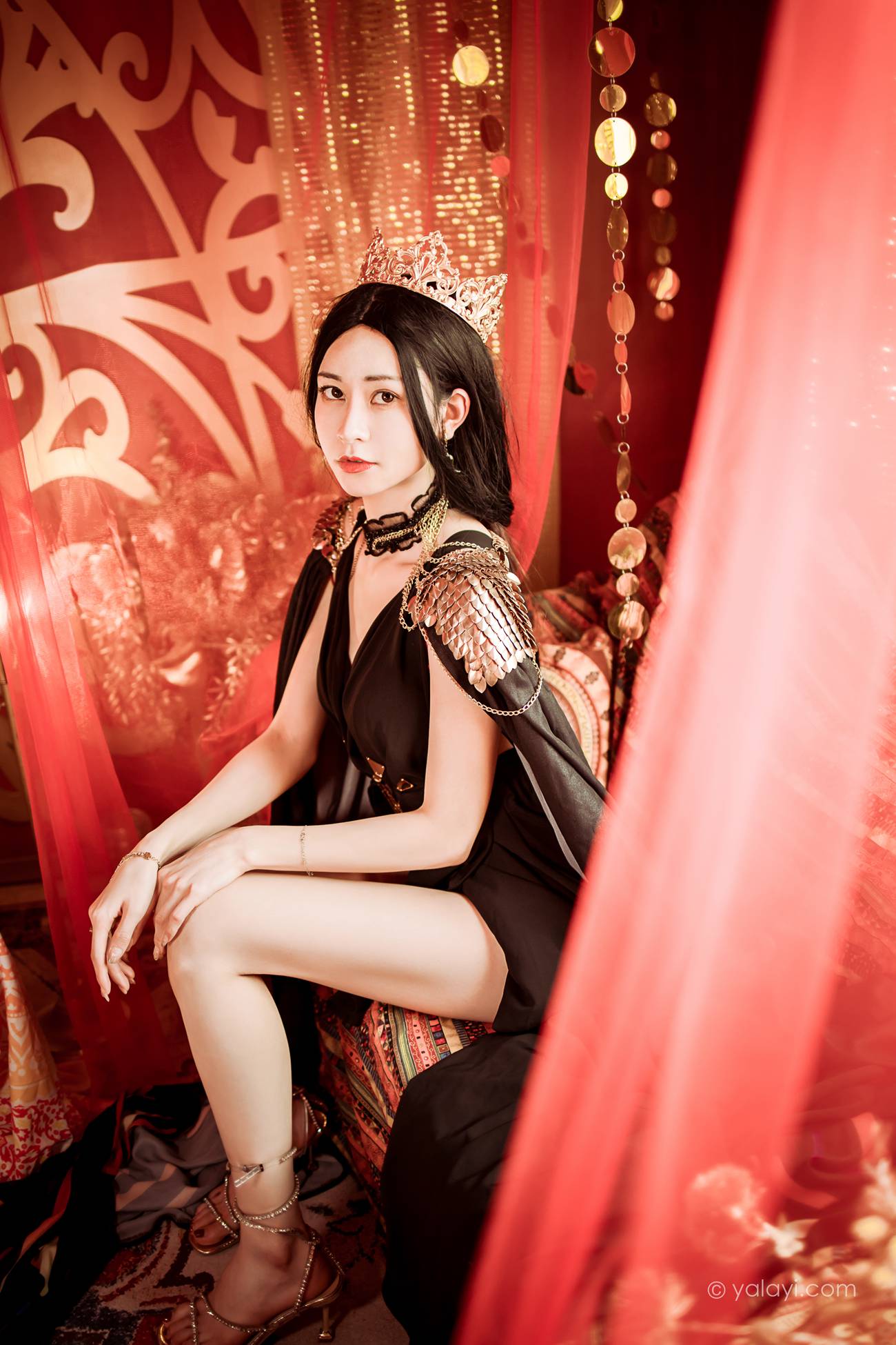 图片[23]-[YALAYI雅拉伊]2022.07.29 NO.957 鬼刀公主 陈若冰[41+1P] – 速更版-美库