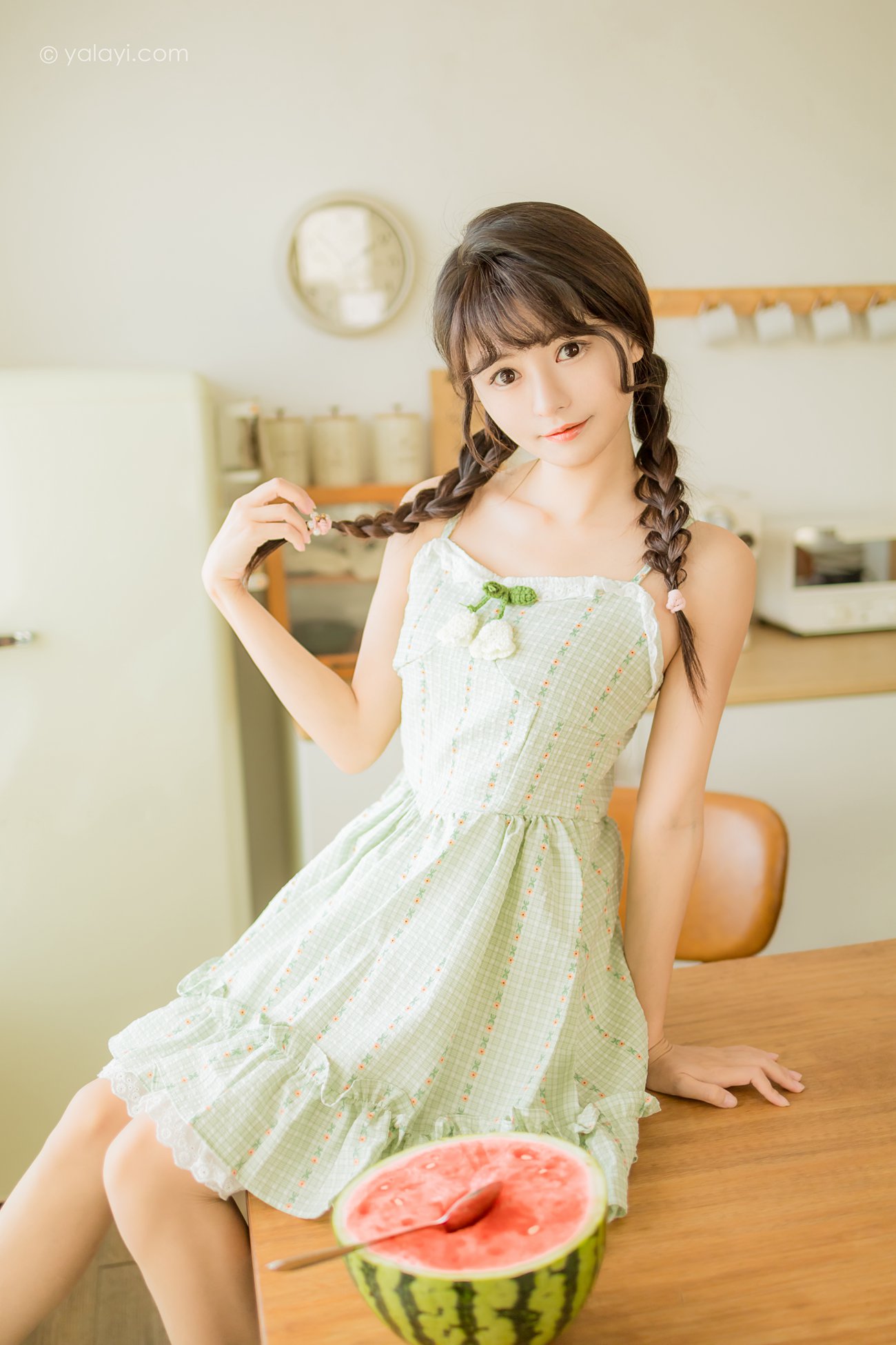 图片[15]-[YALAYI雅拉伊]2022.08.01 NO.958 夏日甜瓜 小亭[41+1P] – 速更版-美库