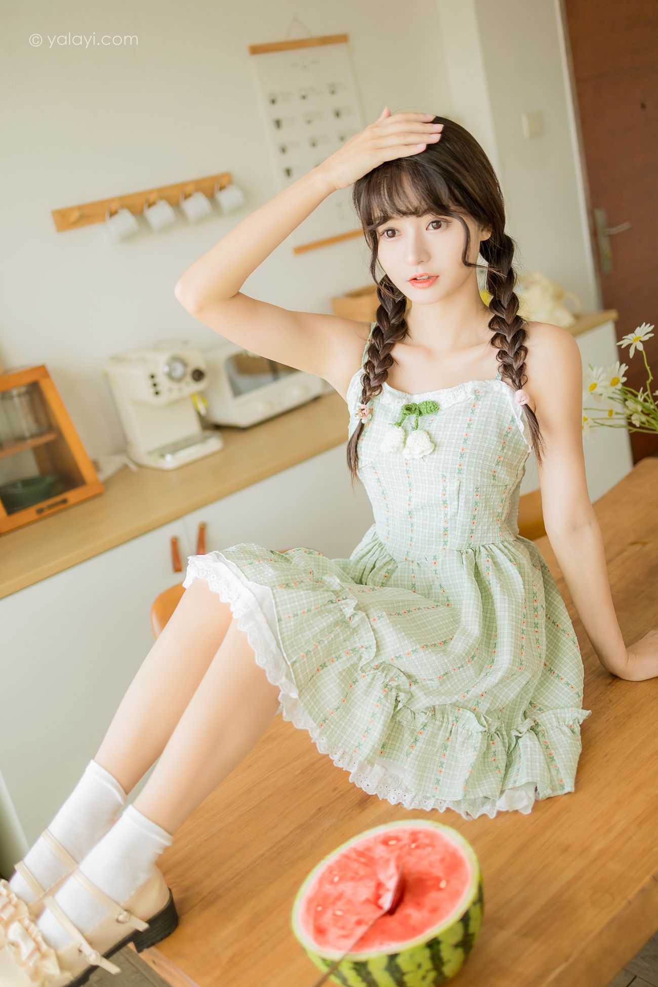 图片[17]-[YALAYI雅拉伊]2022.08.01 NO.958 夏日甜瓜 小亭[41+1P] – 速更版-美库