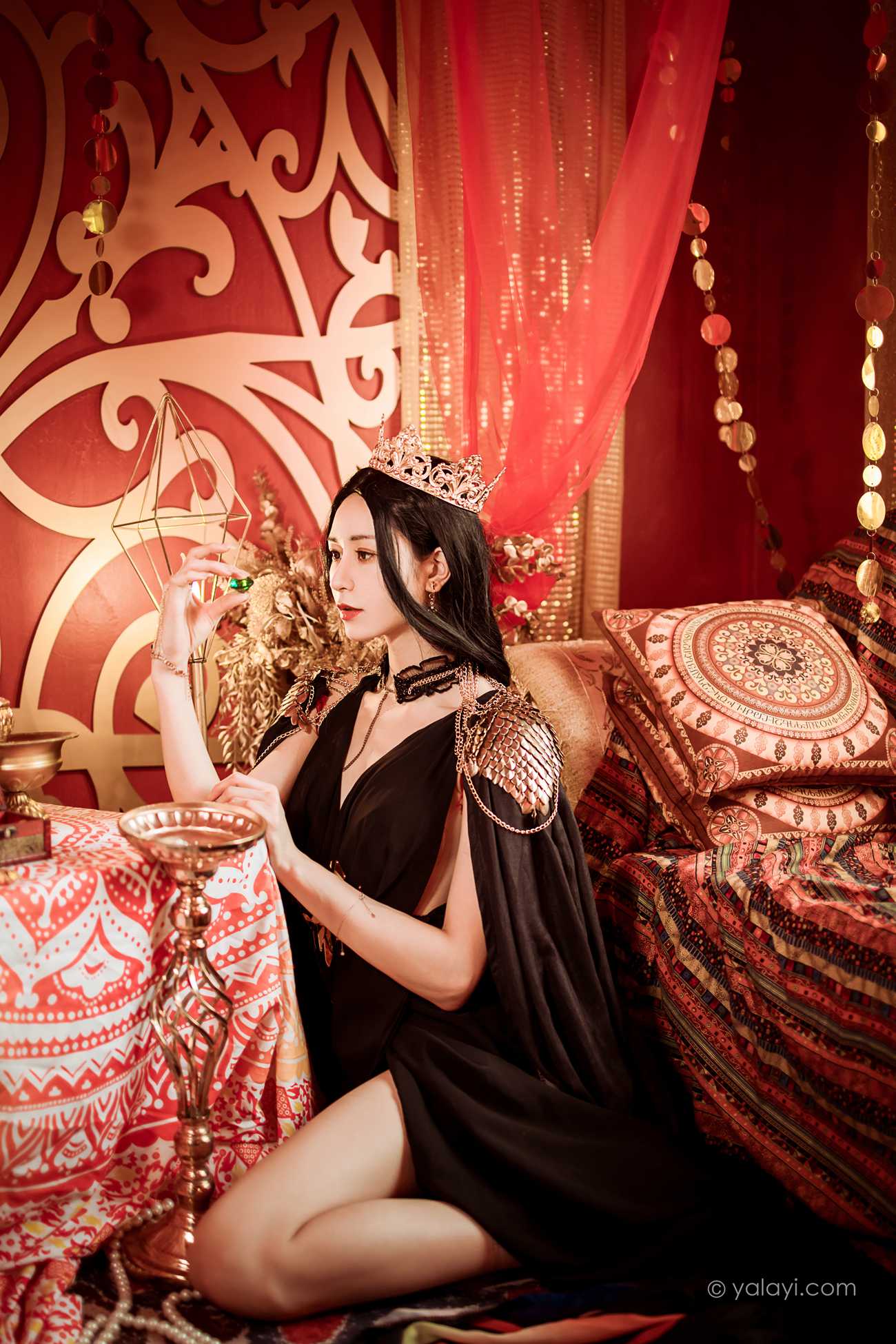 图片[32]-[YALAYI雅拉伊]2022.07.29 NO.957 鬼刀公主 陈若冰[41+1P] – 速更版-美库