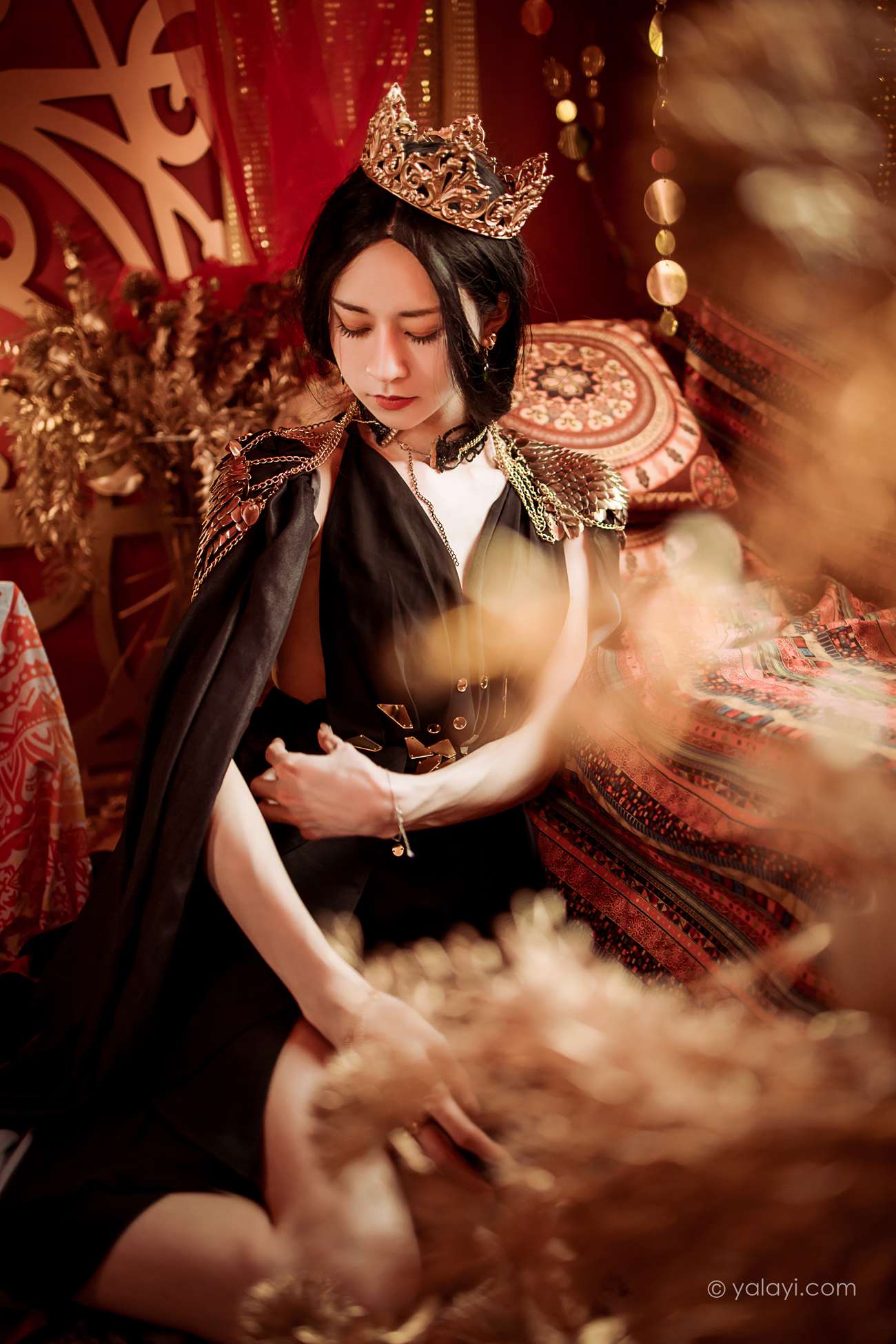 图片[39]-[YALAYI雅拉伊]2022.07.29 NO.957 鬼刀公主 陈若冰[41+1P] – 速更版-美库