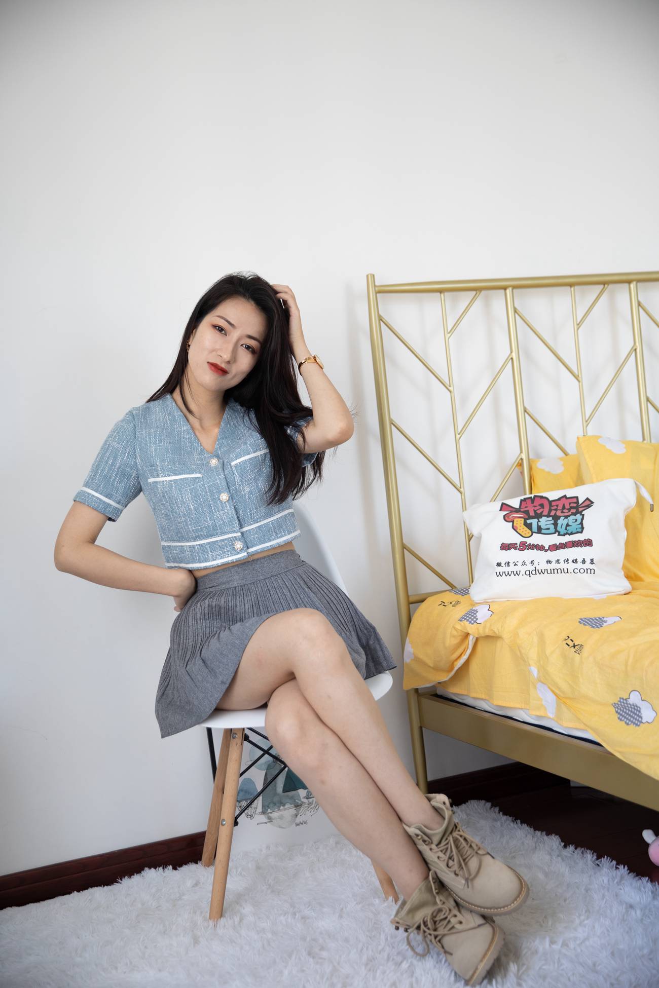 图片[15]-物恋传媒 NO.494 小茶-浅蓝[151P] – 速更版-美库