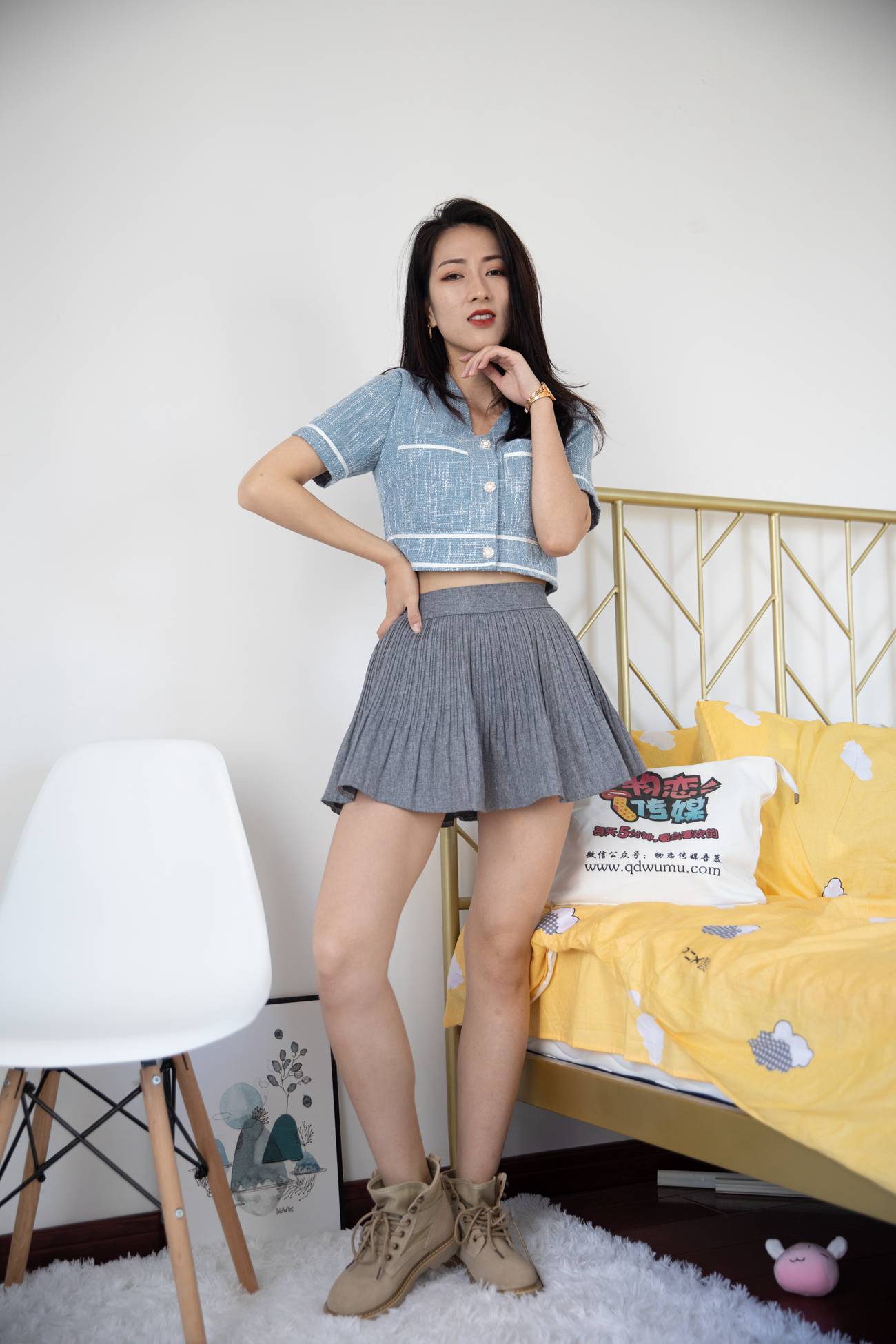 图片[18]-物恋传媒 NO.494 小茶-浅蓝[151P] – 速更版-美库