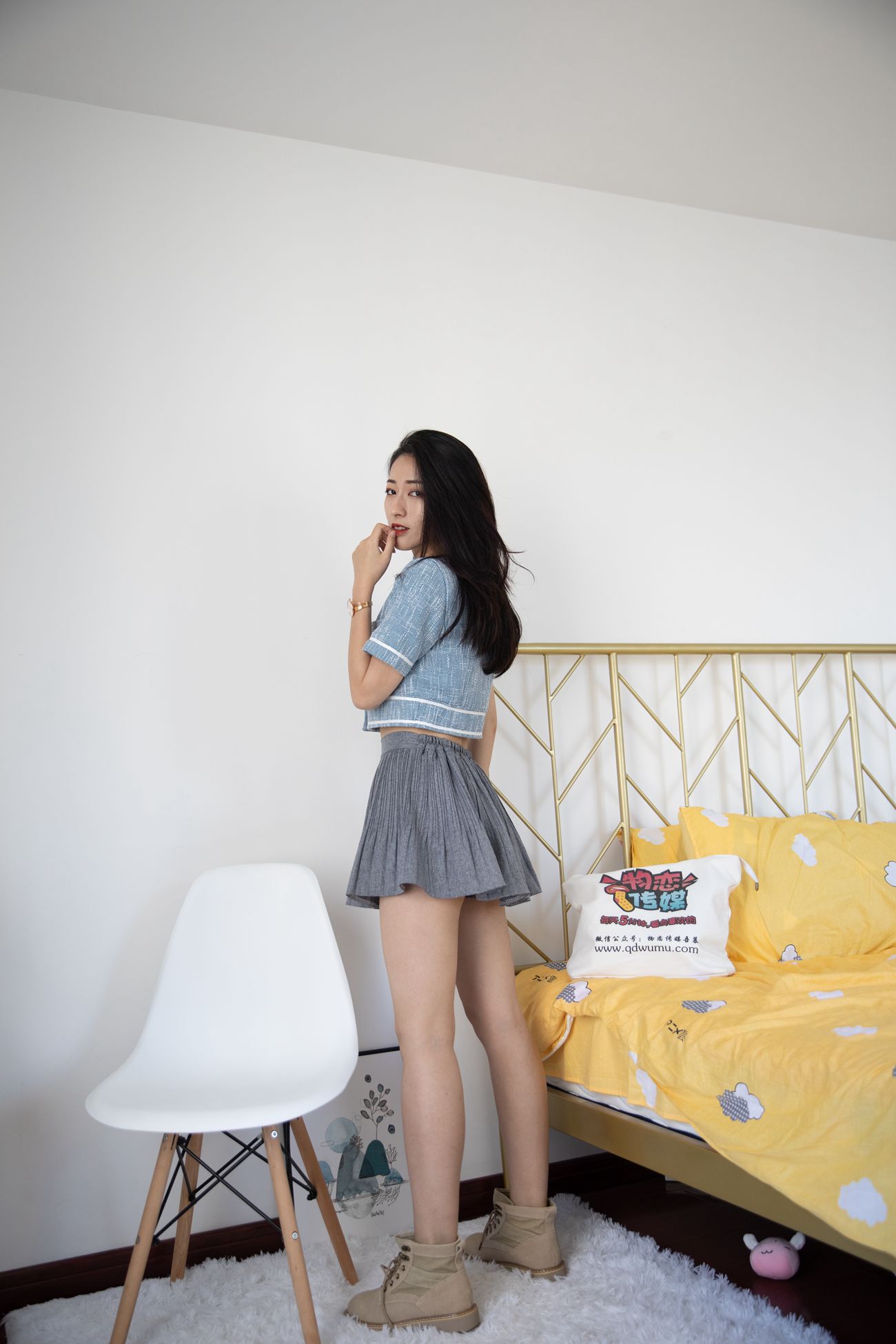 图片[20]-物恋传媒 NO.494 小茶-浅蓝[151P] – 速更版-美库