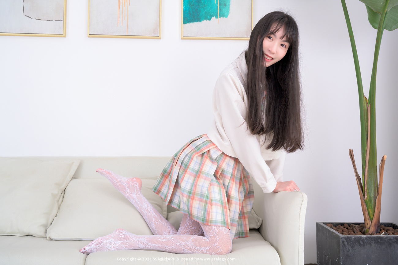 图片[76]-[SSA丝社]超清写真 NO.677 腿模团团的白色网袜（下）[109P] – 速更版-美库