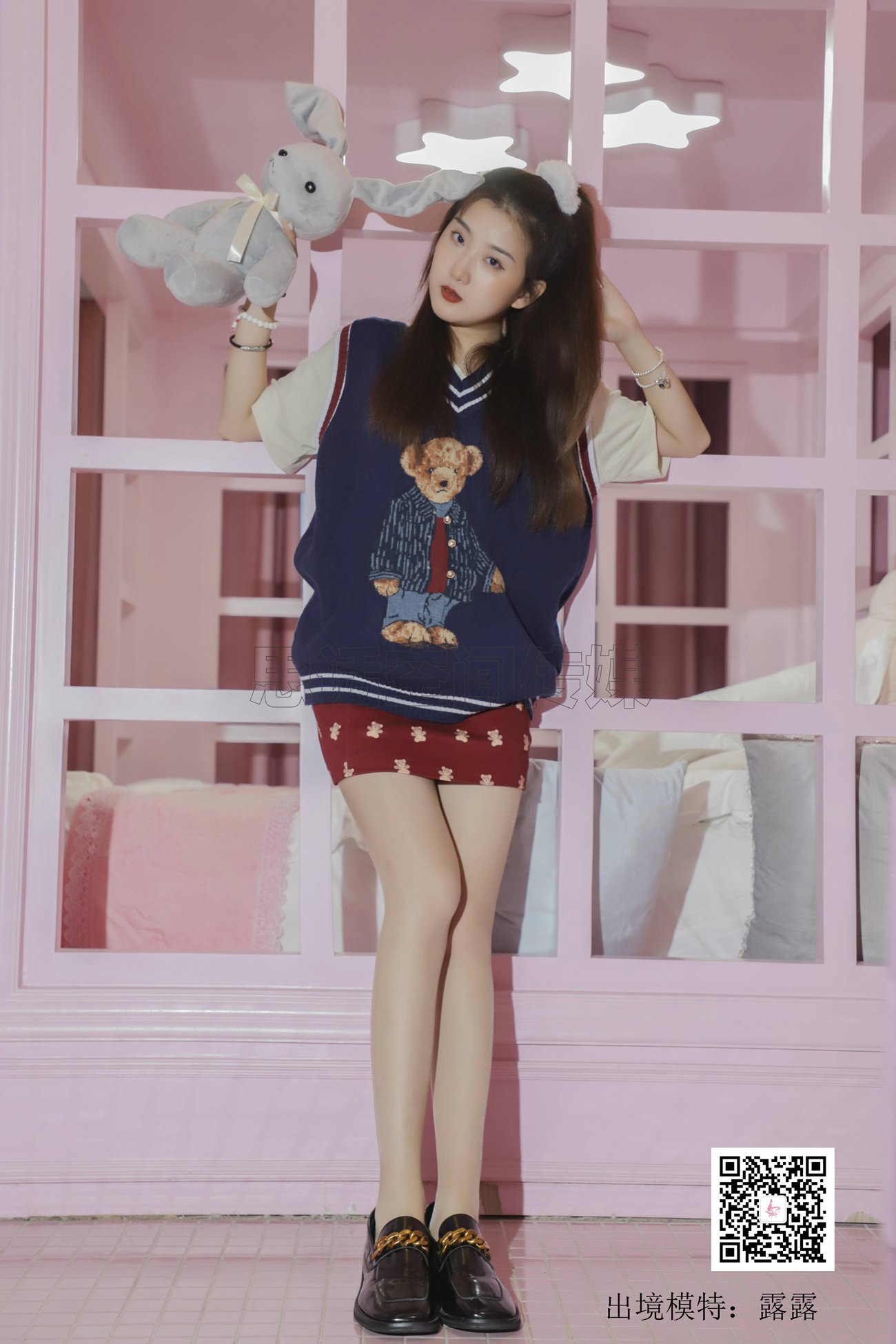 图片[13]-[SiHua思话]SJ057 露露 甜心学苑风[50P] – 速更版-美库