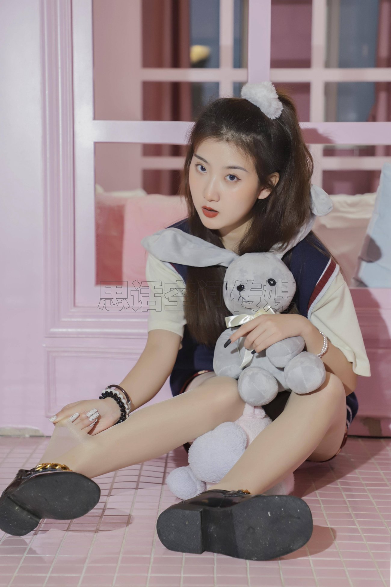 图片[14]-[SiHua思话]SJ057 露露 甜心学苑风[50P] – 速更版-美库