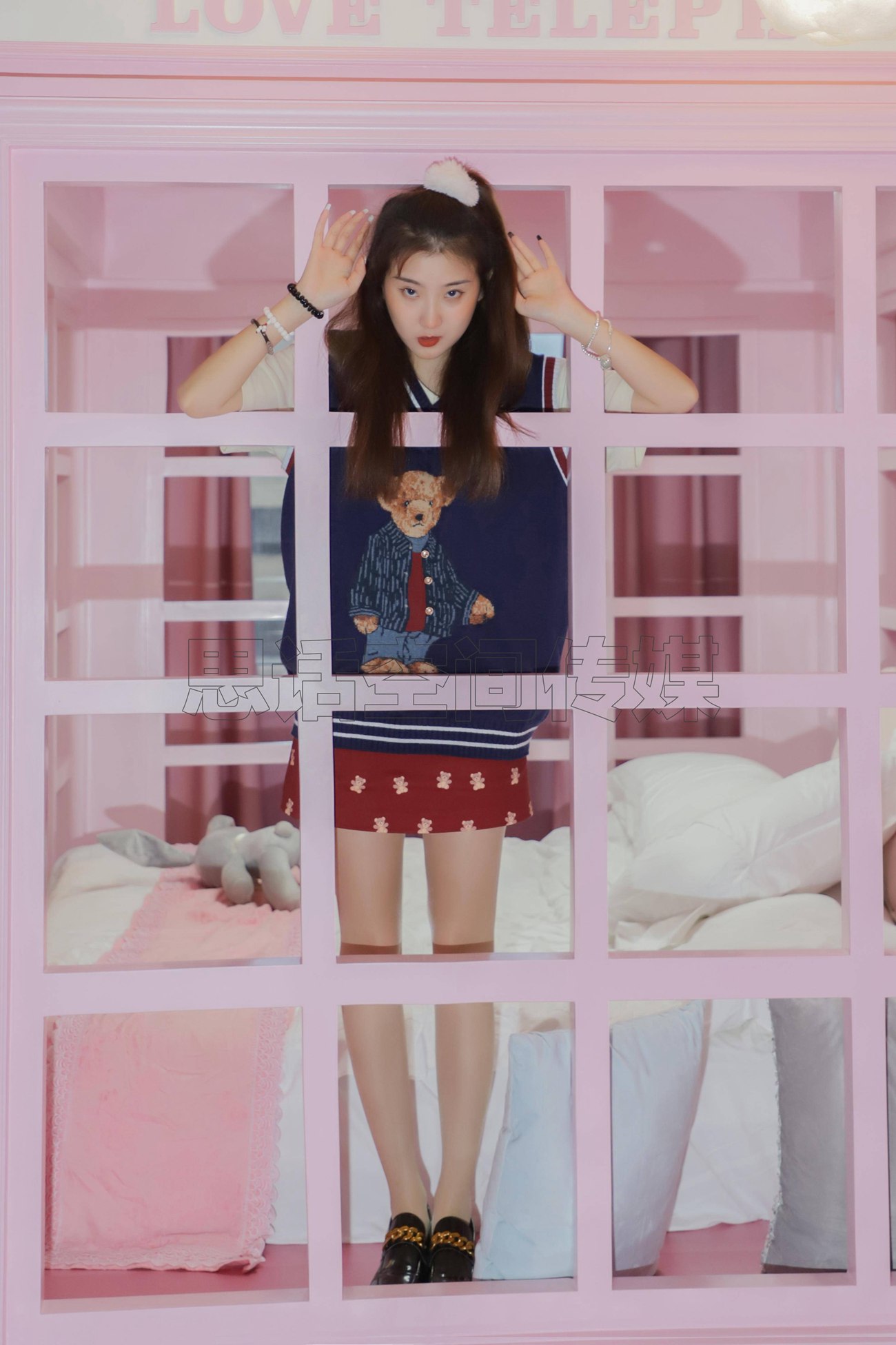 图片[18]-[SiHua思话]SJ057 露露 甜心学苑风[50P] – 速更版-美库