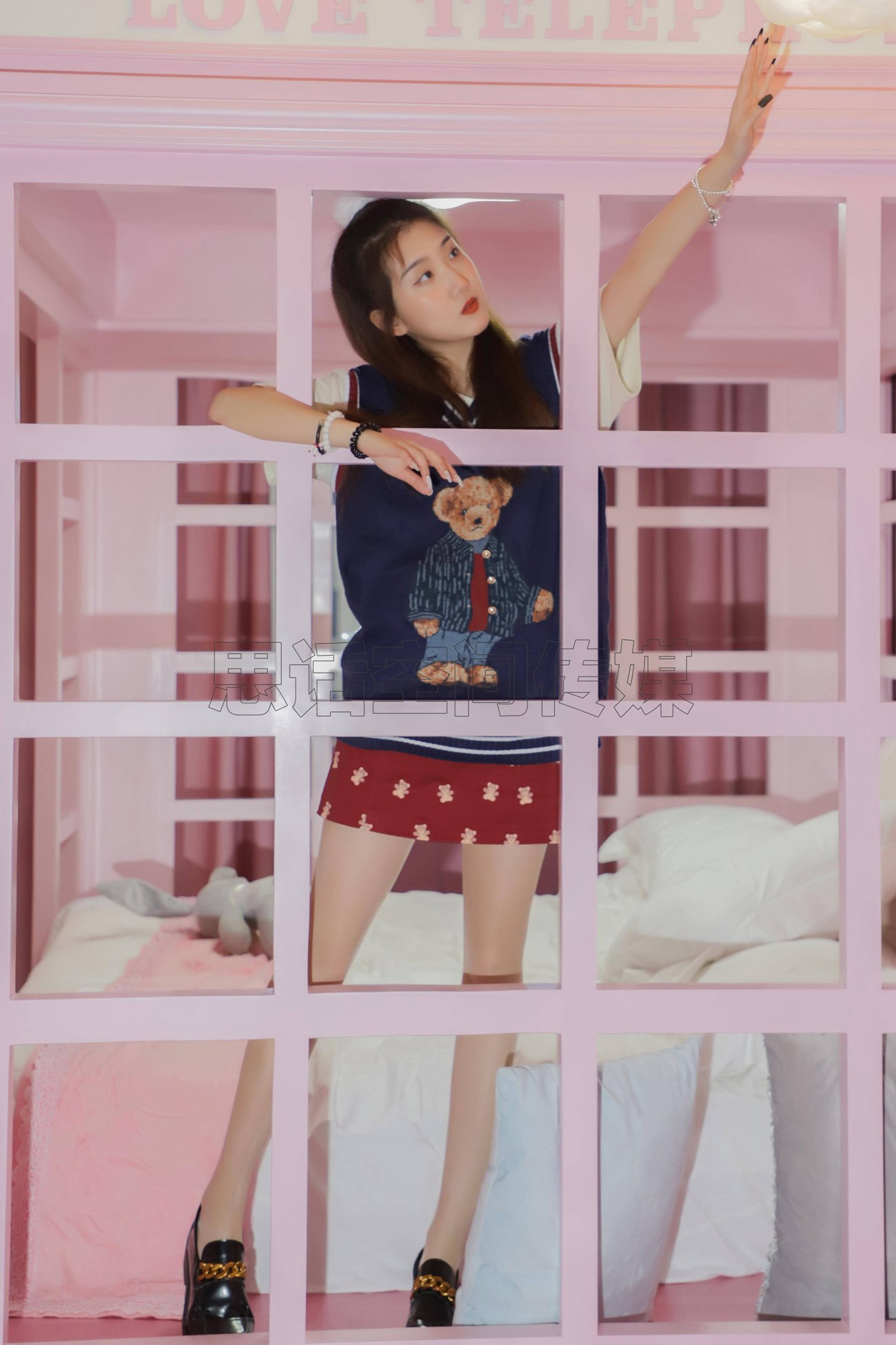 图片[19]-[SiHua思话]SJ057 露露 甜心学苑风[50P] – 速更版-美库