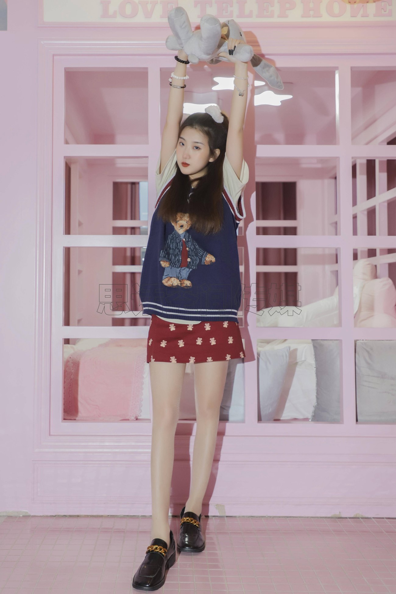 图片[23]-[SiHua思话]SJ057 露露 甜心学苑风[50P] – 速更版-美库