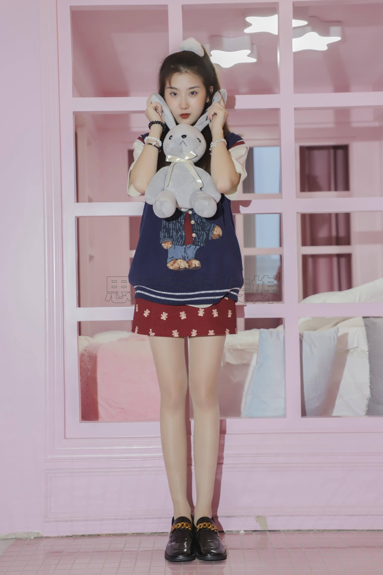 图片[26]-[SiHua思话]SJ057 露露 甜心学苑风[50P] – 速更版-美库