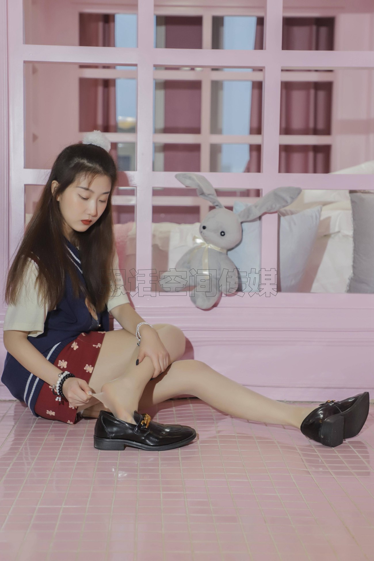 图片[28]-[SiHua思话]SJ057 露露 甜心学苑风[50P] – 速更版-美库