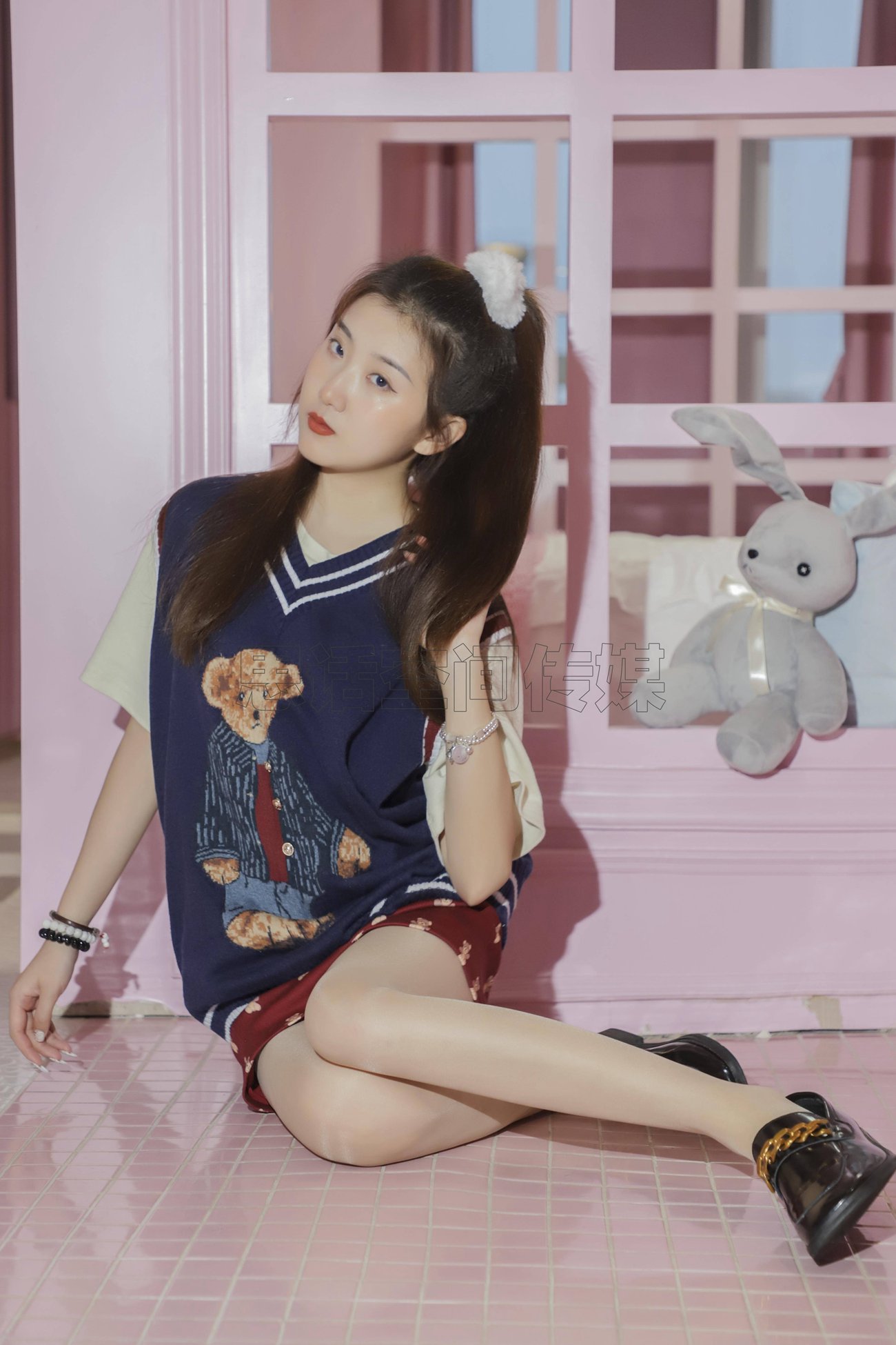 图片[30]-[SiHua思话]SJ057 露露 甜心学苑风[50P] – 速更版-美库