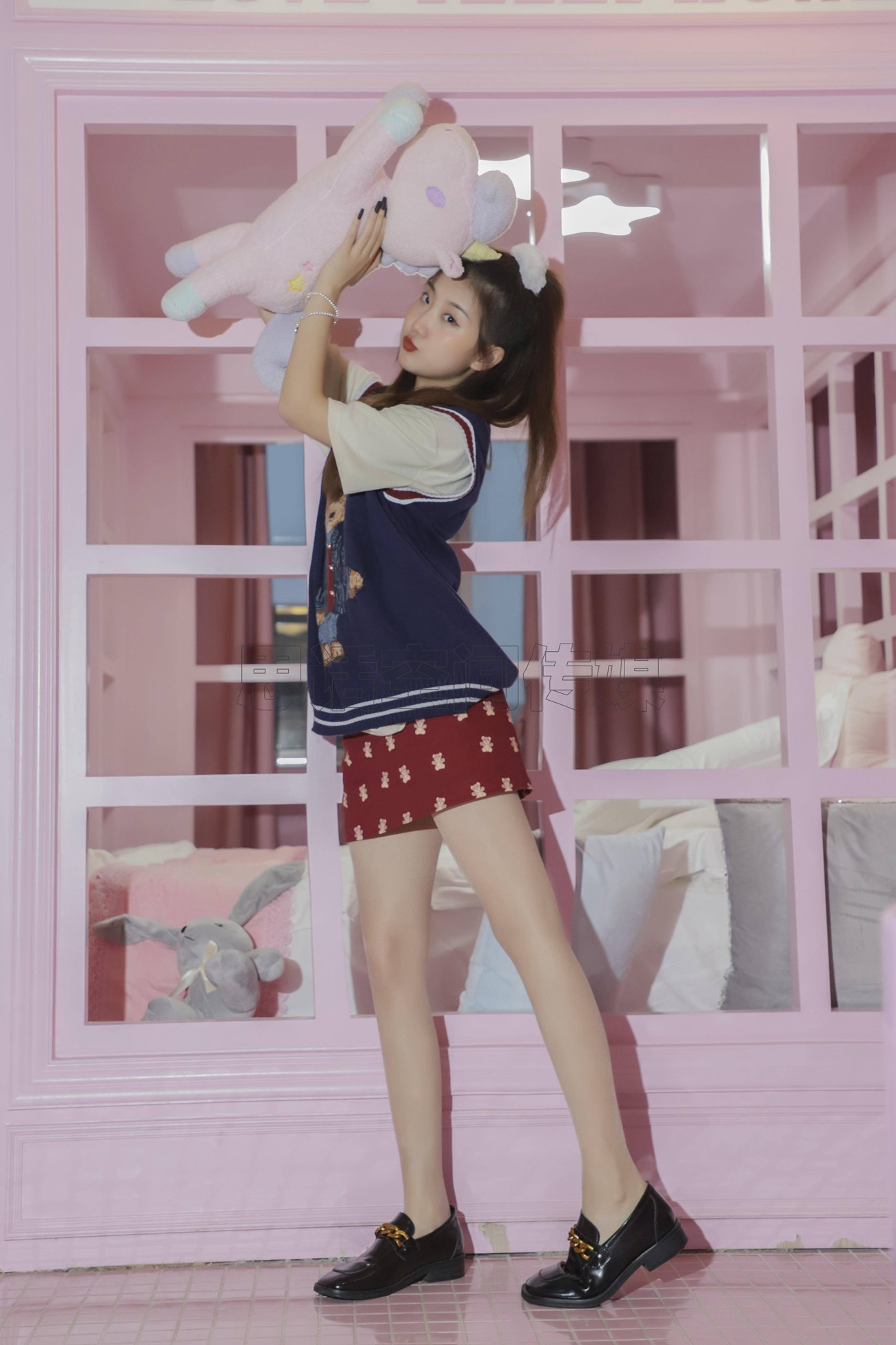 图片[34]-[SiHua思话]SJ057 露露 甜心学苑风[50P] – 速更版-美库