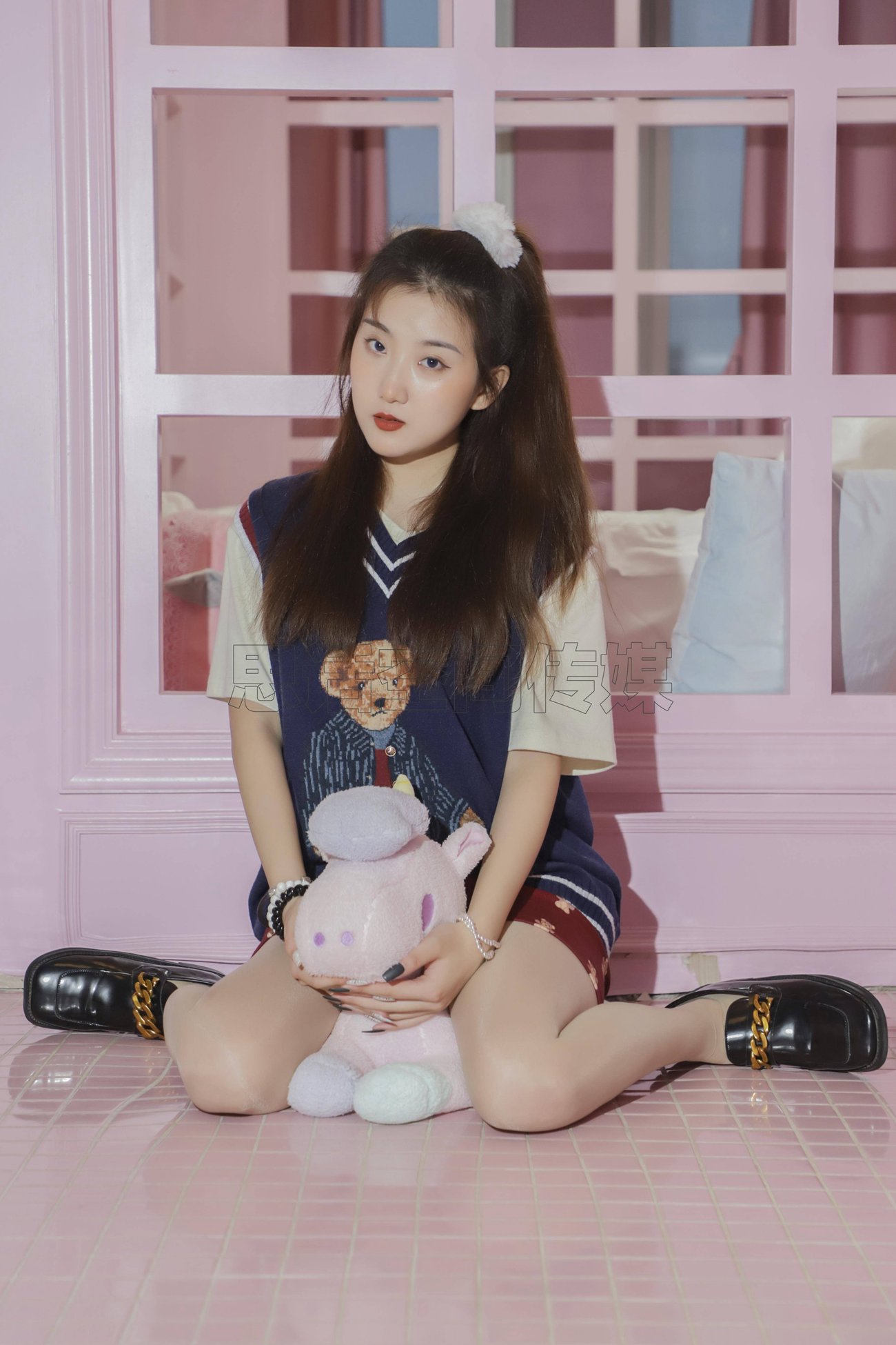 图片[38]-[SiHua思话]SJ057 露露 甜心学苑风[50P] – 速更版-美库