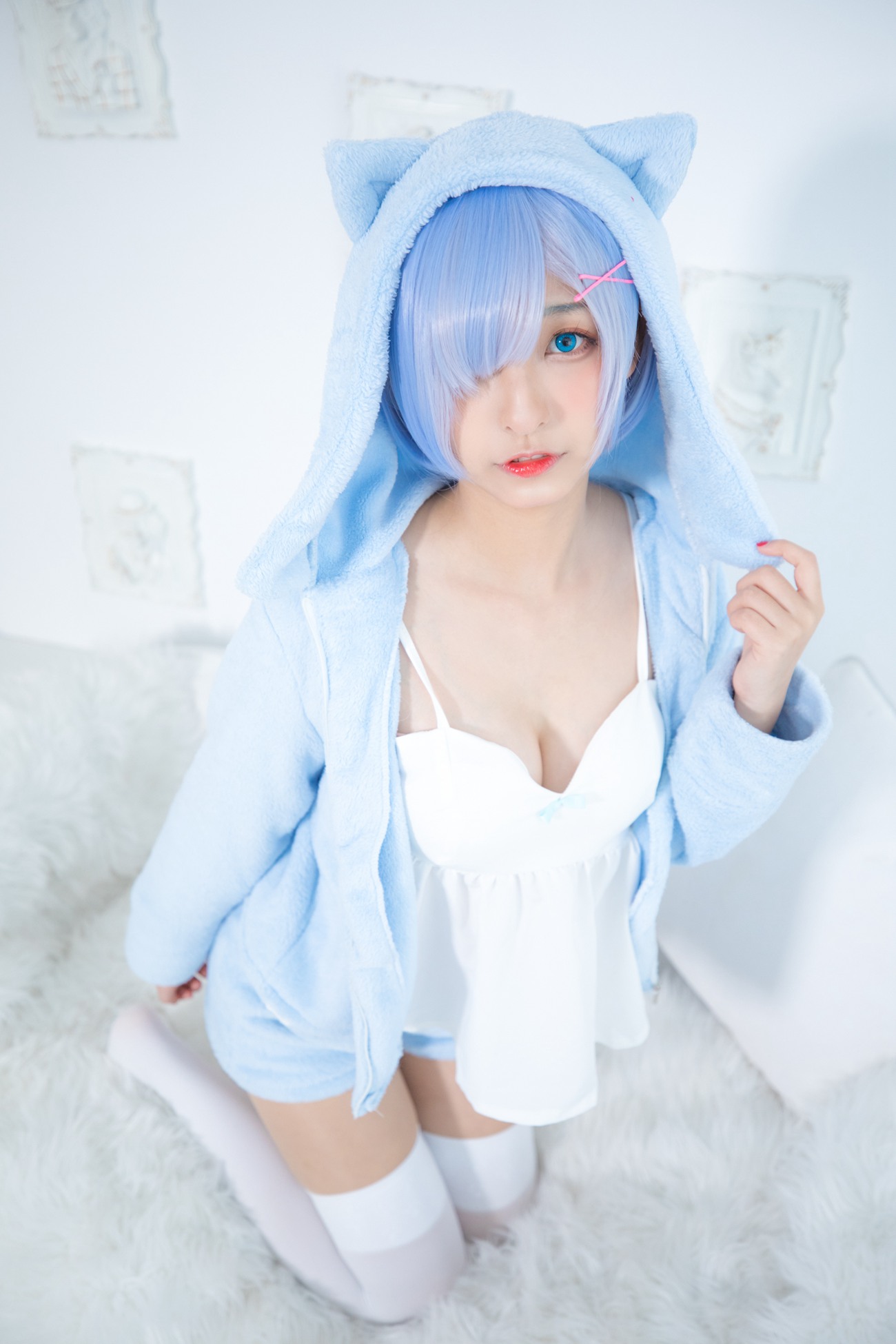 图片[23]-神楽板真冬 – 白丝蕾姆[150P] – 速更版-美库