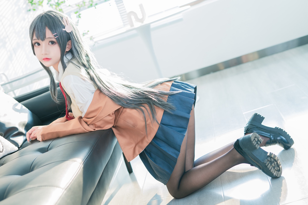 图片[18]-网紅Coser@日奈娇 麻衣校服 [51P] – 速更版-美库