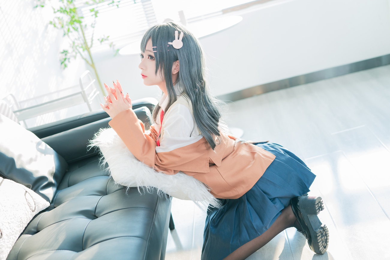 图片[19]-网紅Coser@日奈娇 麻衣校服 [51P] – 速更版-美库