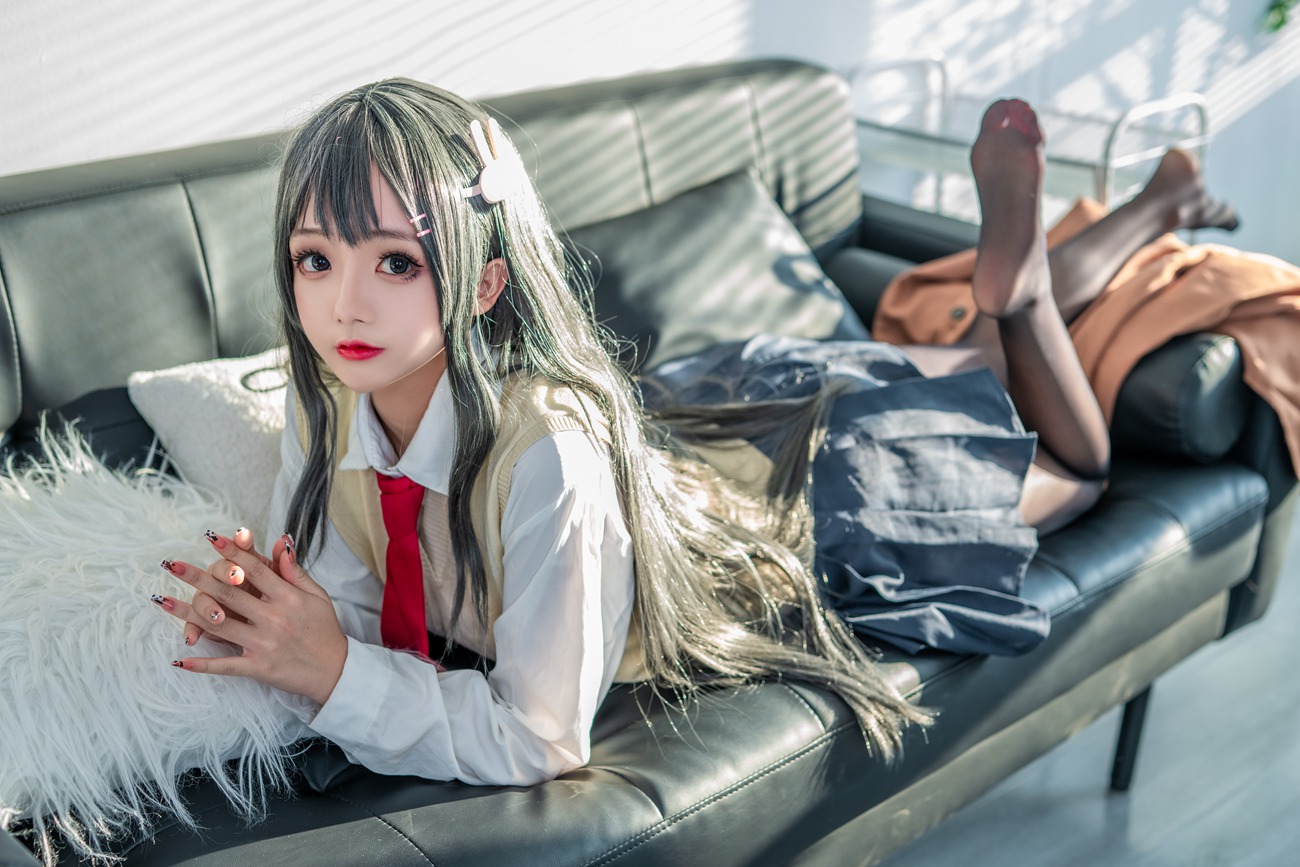 图片[20]-网紅Coser@日奈娇 麻衣校服 [51P] – 速更版-美库