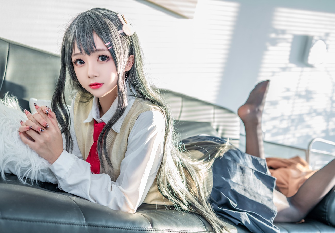 图片[21]-网紅Coser@日奈娇 麻衣校服 [51P] – 速更版-美库
