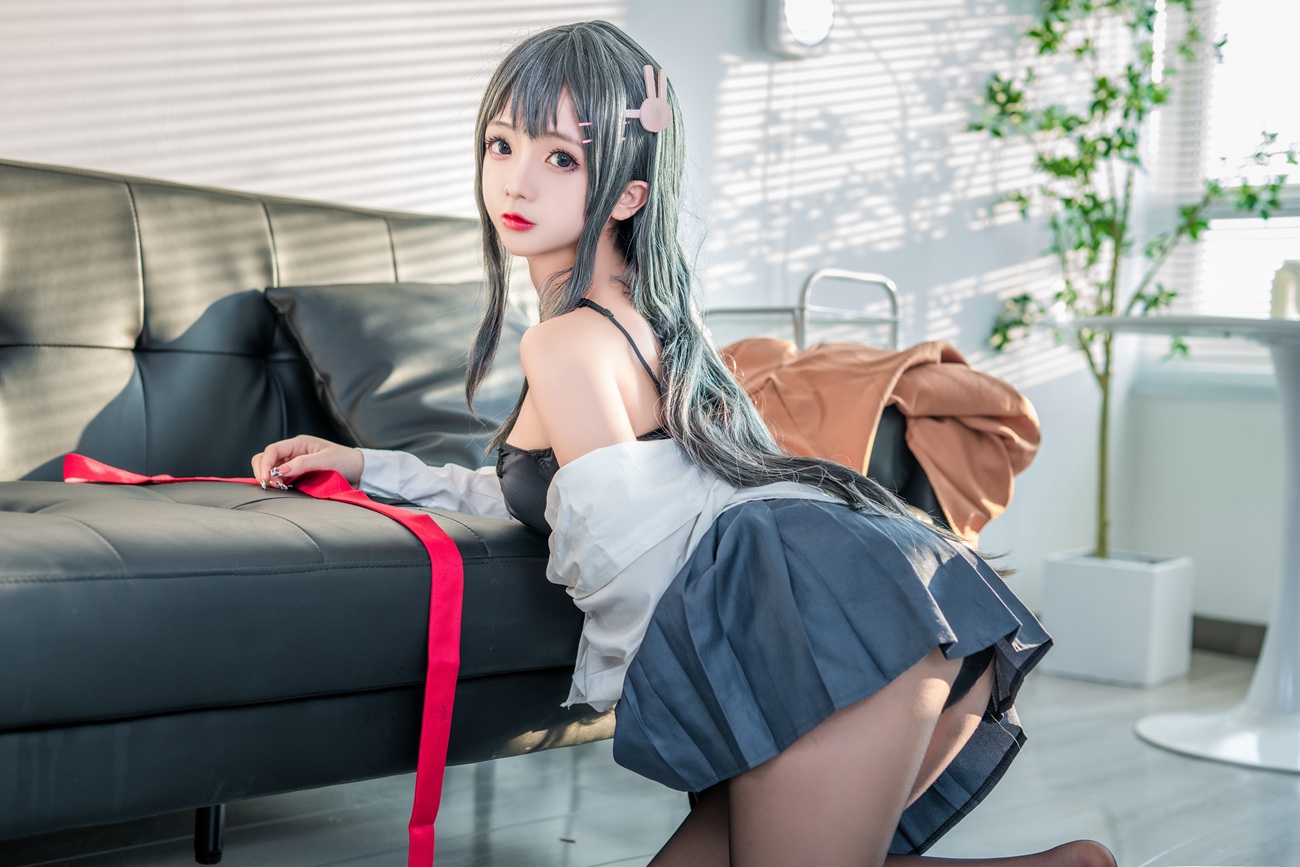 图片[27]-网紅Coser@日奈娇 麻衣校服 [51P] – 速更版-美库