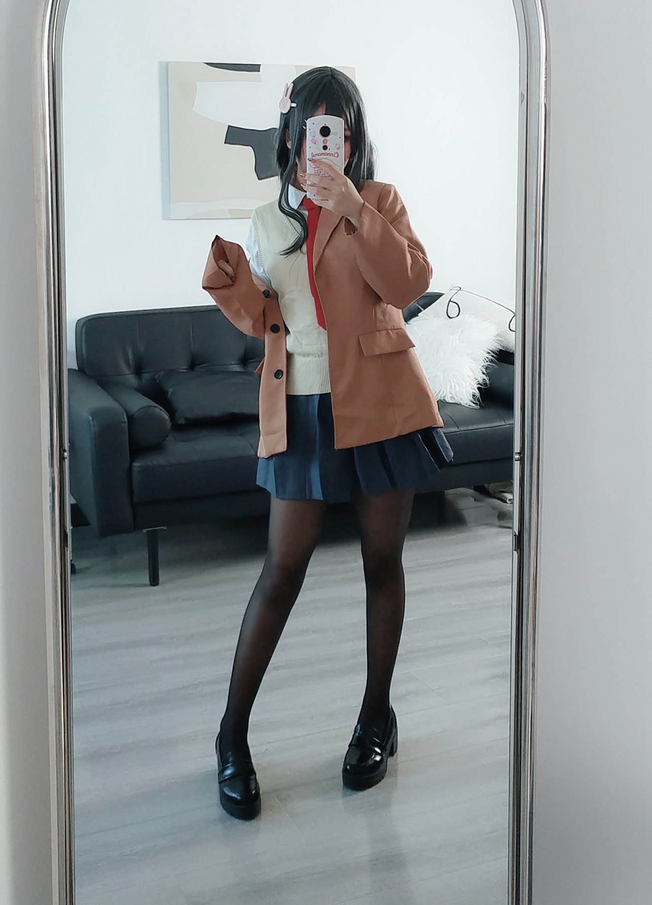 图片[41]-网紅Coser@日奈娇 麻衣校服 [51P] – 速更版-美库