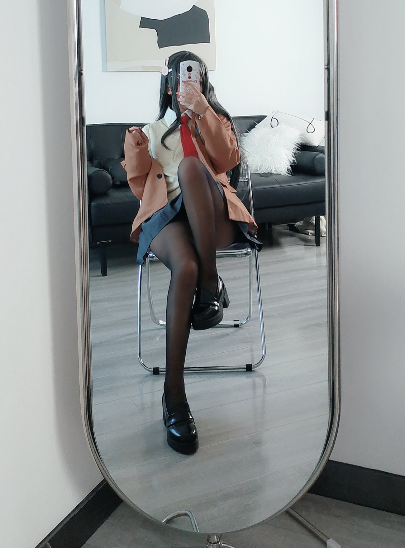 图片[44]-网紅Coser@日奈娇 麻衣校服 [51P] – 速更版-美库