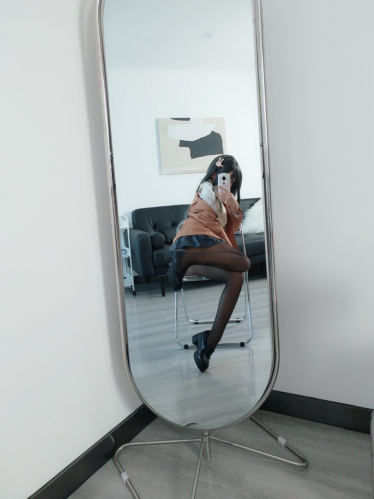 图片[45]-网紅Coser@日奈娇 麻衣校服 [51P] – 速更版-美库