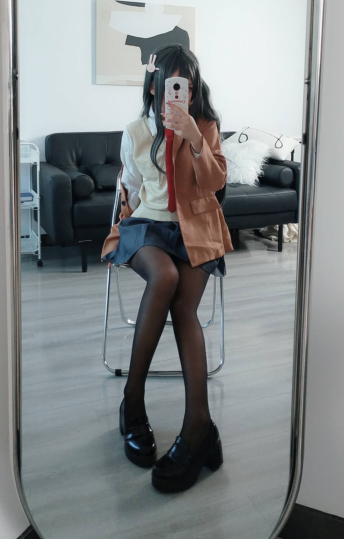 图片[47]-网紅Coser@日奈娇 麻衣校服 [51P] – 速更版-美库