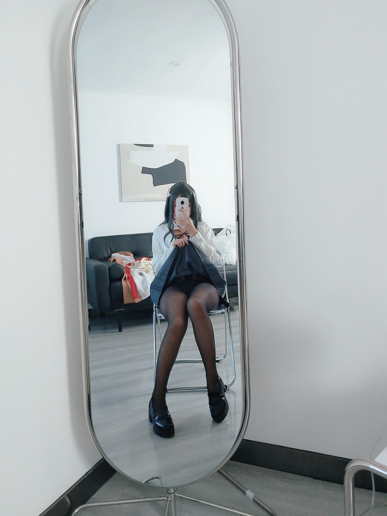 图片[48]-网紅Coser@日奈娇 麻衣校服 [51P] – 速更版-美库