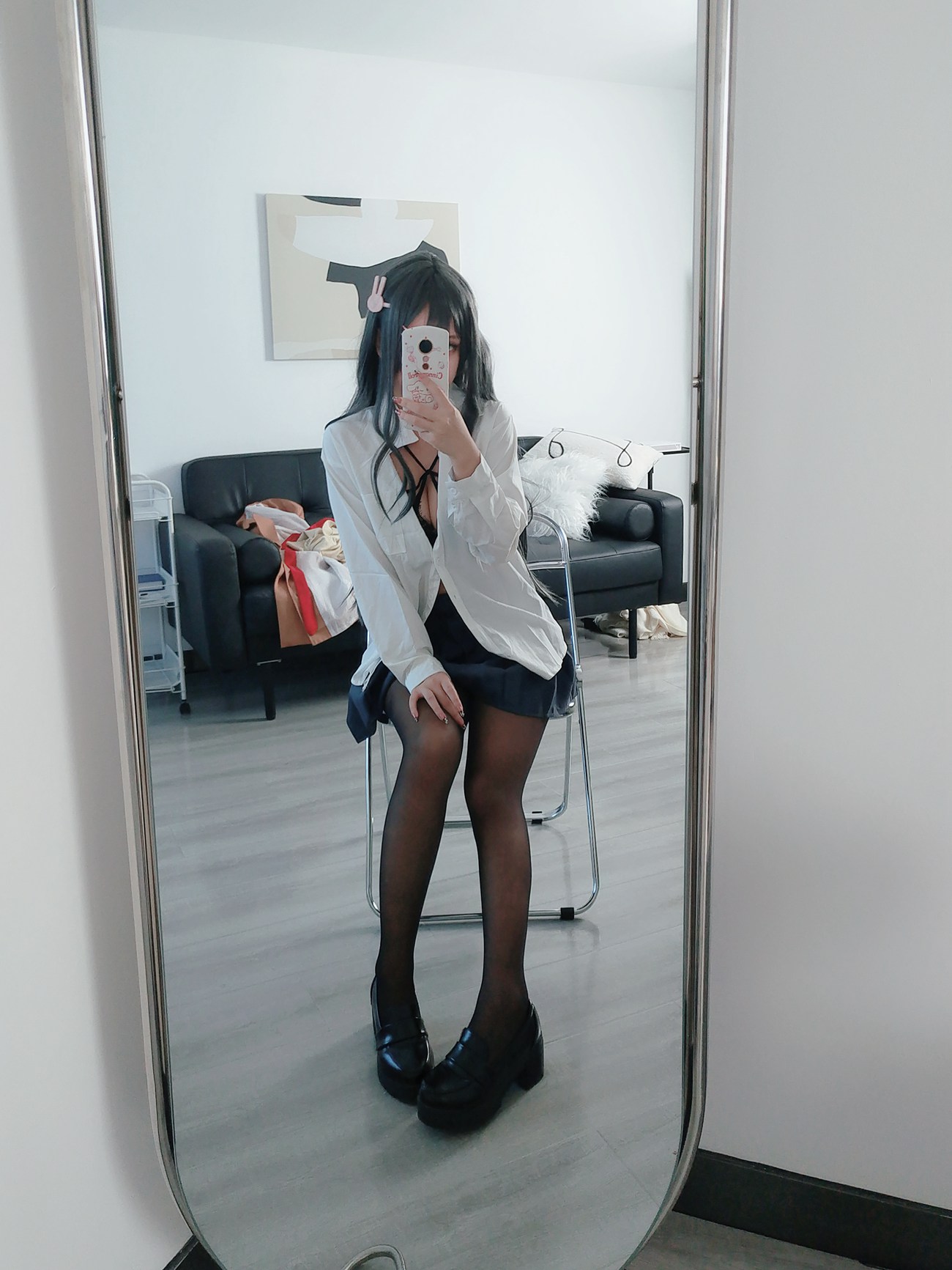 图片[49]-网紅Coser@日奈娇 麻衣校服 [51P] – 速更版-美库