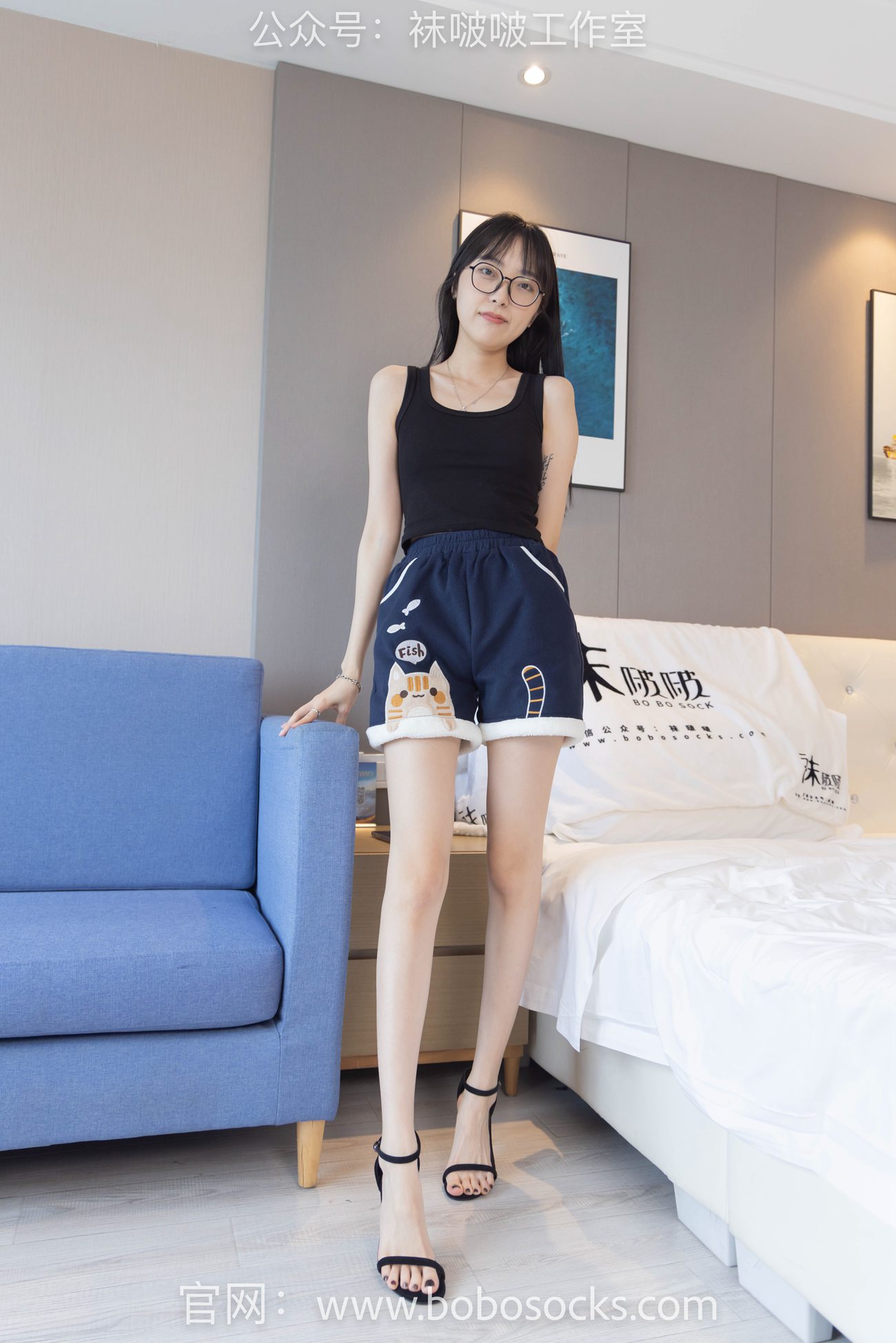 图片[140]-[BoBoSocks袜啵啵]NO.109 稚予-高跟鞋、裸足、裸足涂黑色指甲油剧情[140P] – 速更版-美库