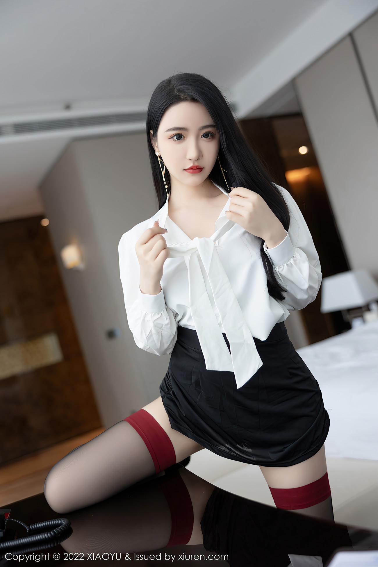 图片[19]-[XIAOYU语画界] 2022.07.13 VOL.819 Cherry樱桃酱 黑丝美腿[50P] – 速更版-美库