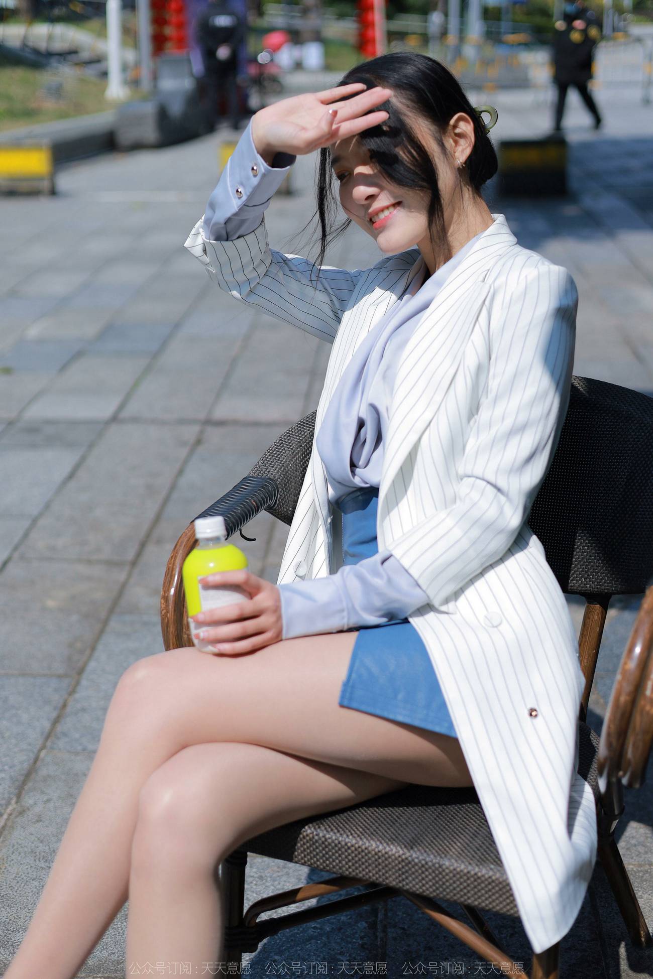 图片[44]-[IESS异思趣向] 2022.04.16 丝享家1061：婉萍《蓝衣女神》[84P] – 速更版-美库