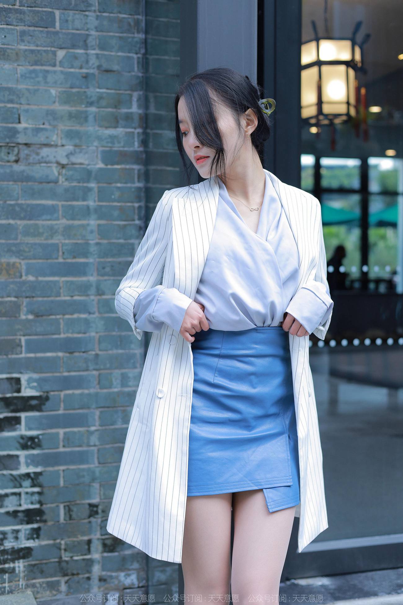 图片[83]-[IESS异思趣向] 2022.04.16 丝享家1061：婉萍《蓝衣女神》[84P] – 速更版-美库