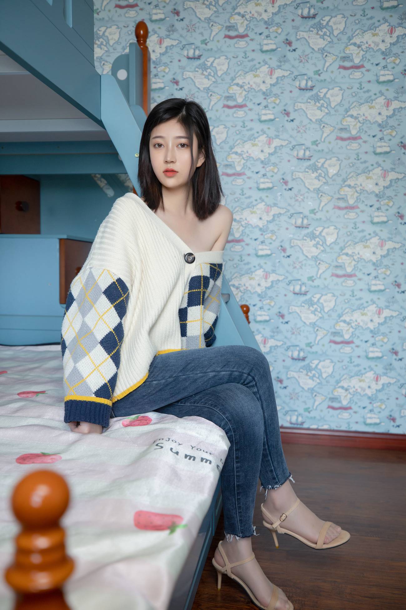 图片[13]-梦丝女神 – 子然 毛衣也性感 [34P] – 速更版-美库