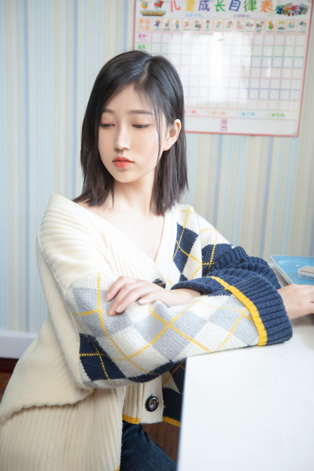 图片[34]-梦丝女神 – 子然 毛衣也性感 [34P] – 速更版-美库