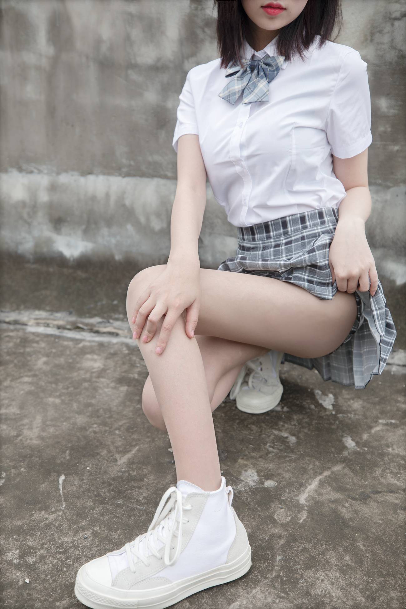 图片[10]-[MSLASS]梦丝女神 – 子然 天台JK [31P] – 速更版-美库